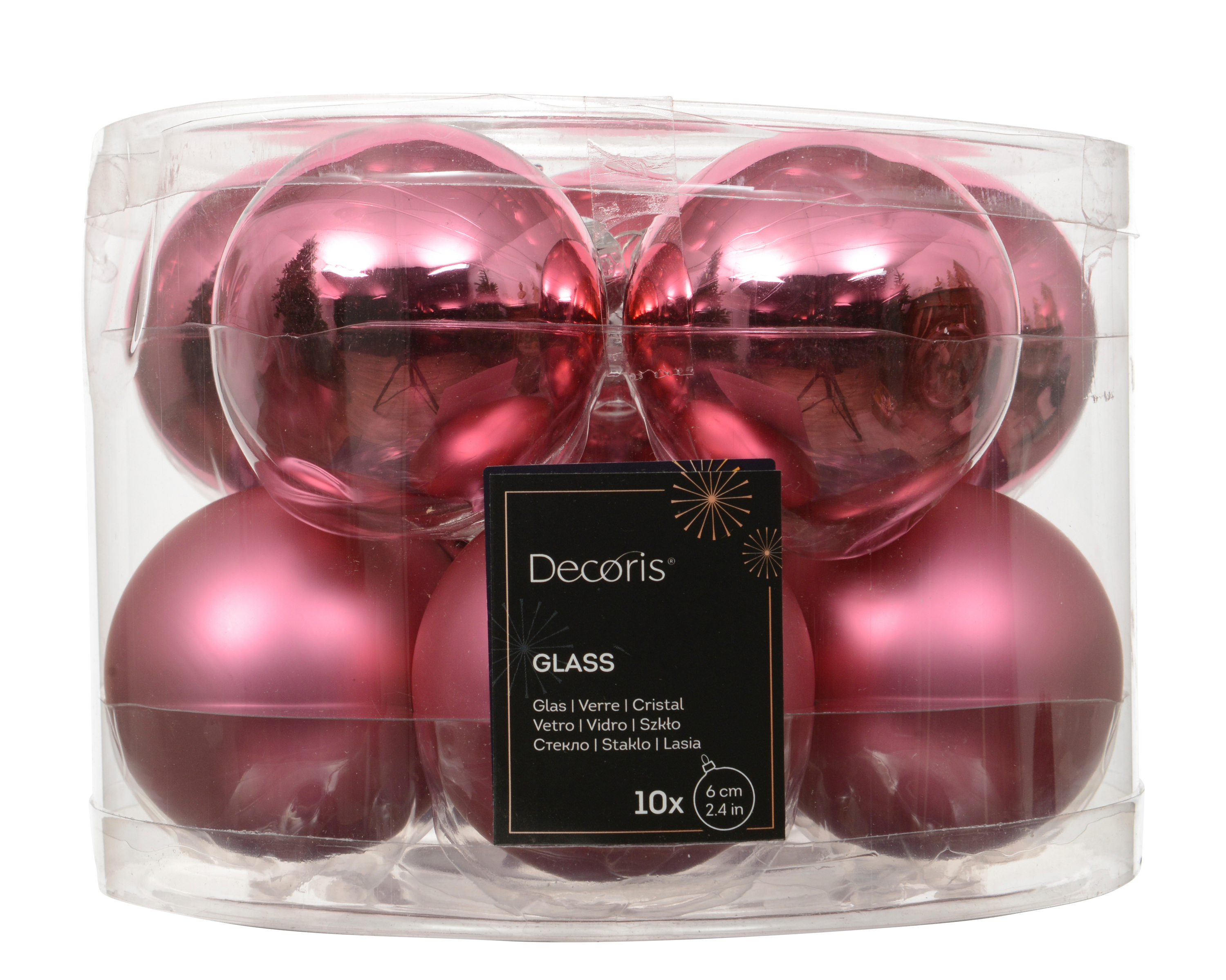 Weihnachtskugel-Box BLÜTENROSA