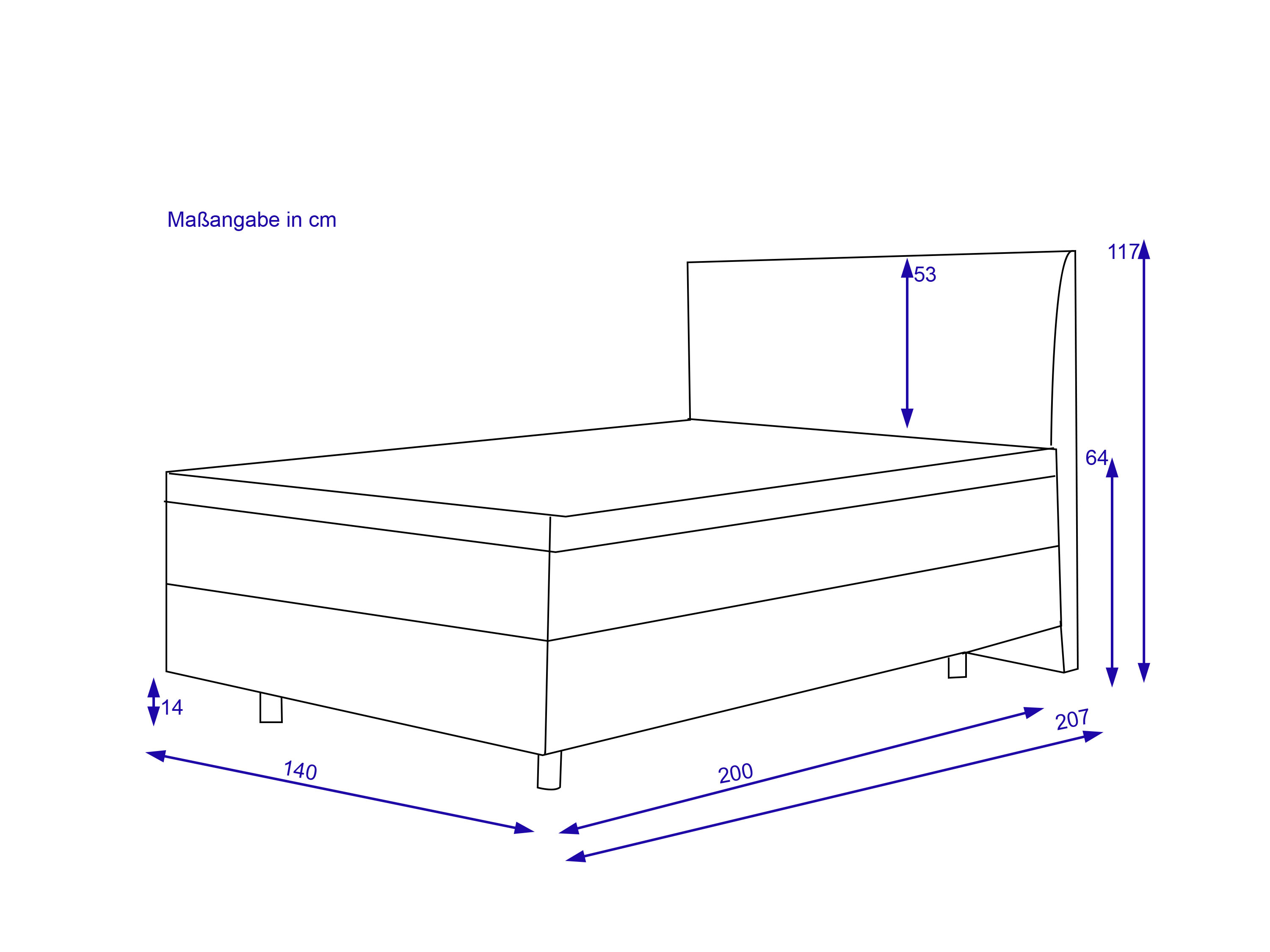 Boxspringbett SANSIBAR SUNDSMARK