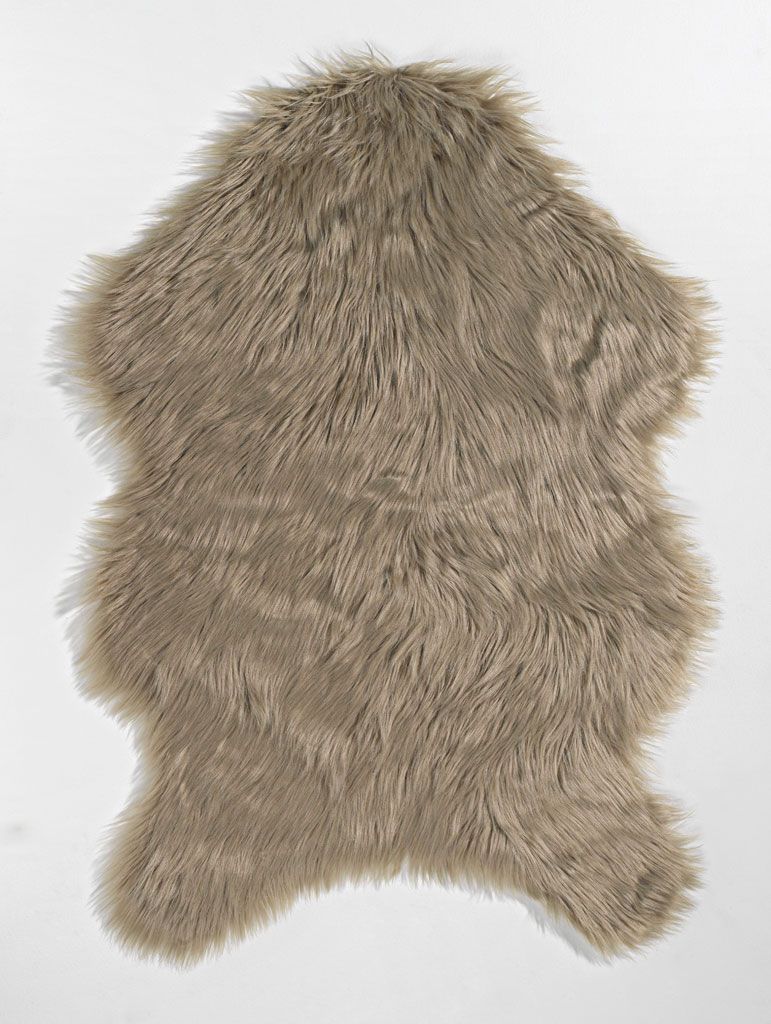Kunstfell FUR taupe