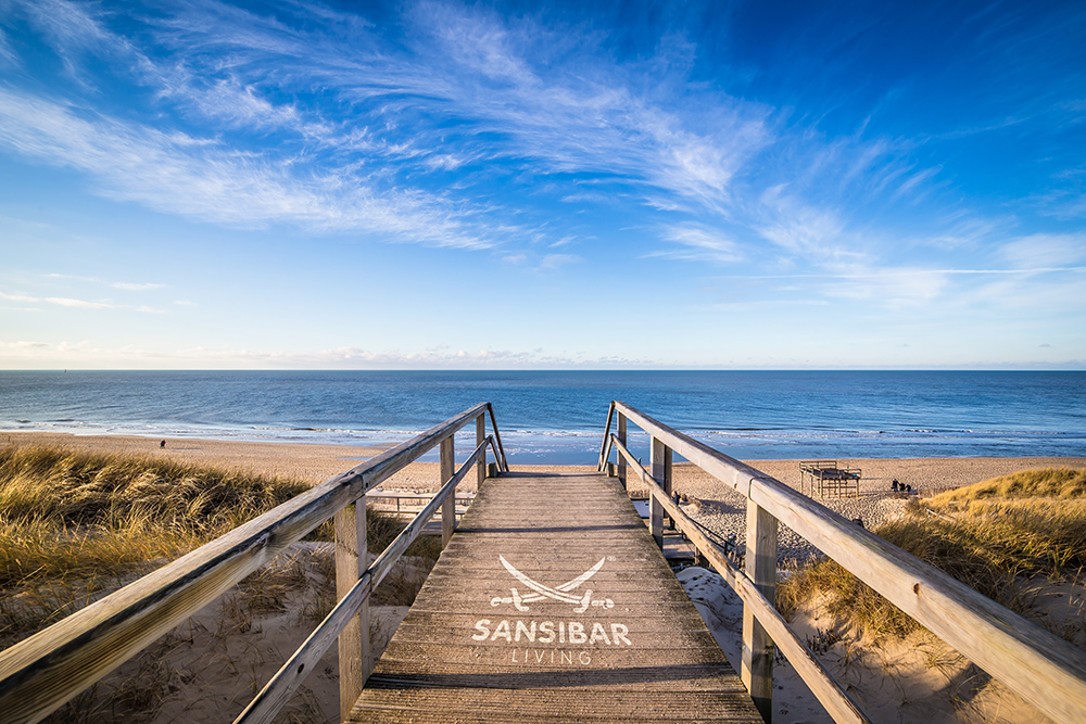 Leinwandbild WEG zum STRAND
