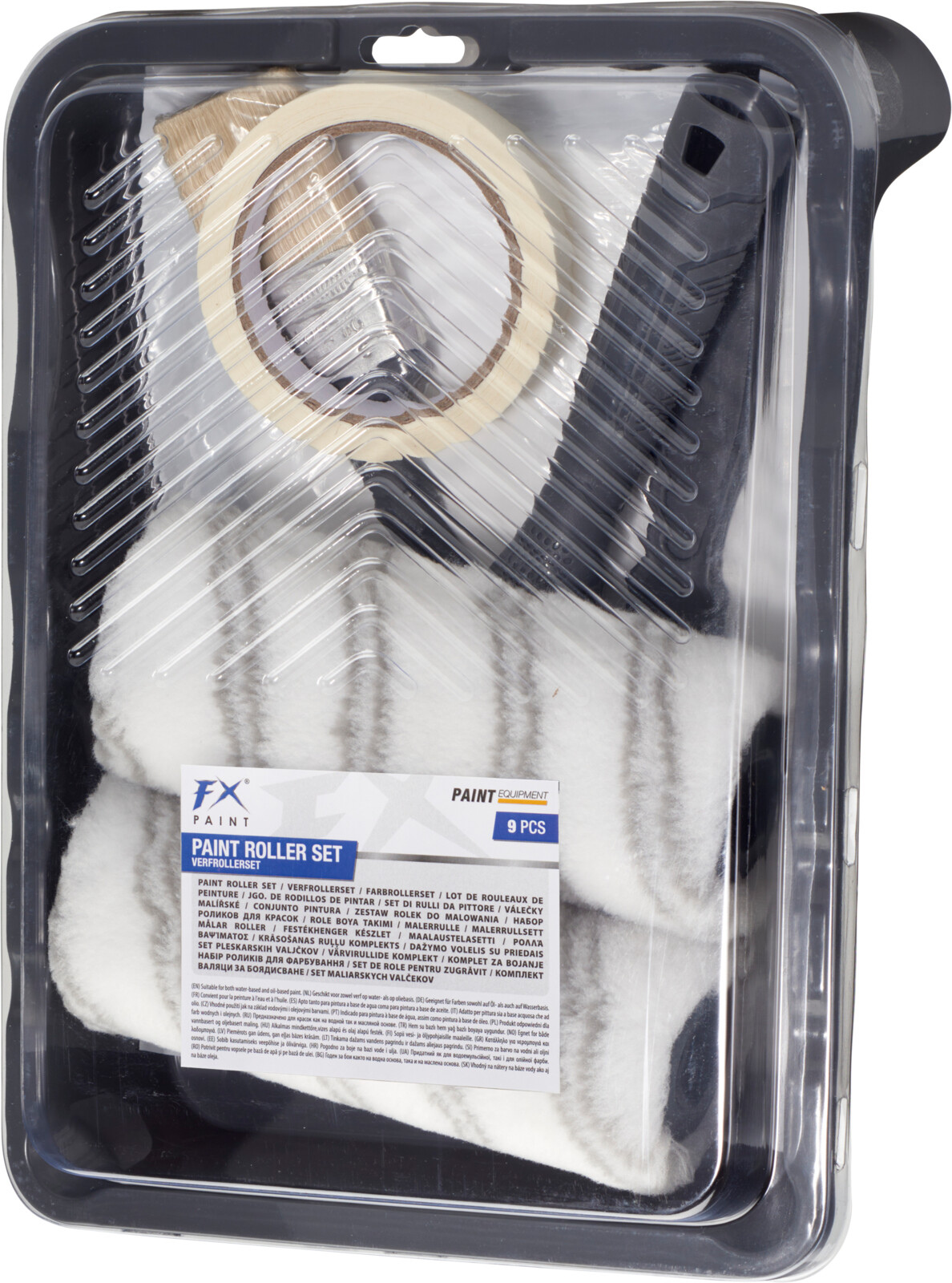 Farbroller-Set TOOLS 9 tlg.