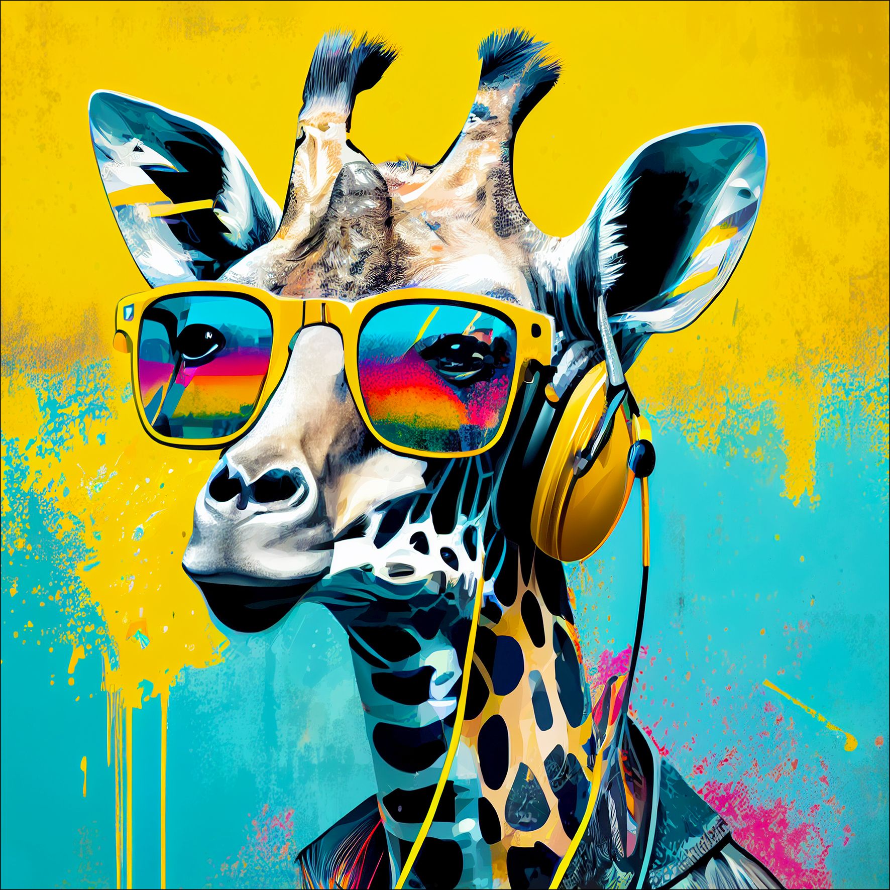 Keilrahmenbild HEADPHONES