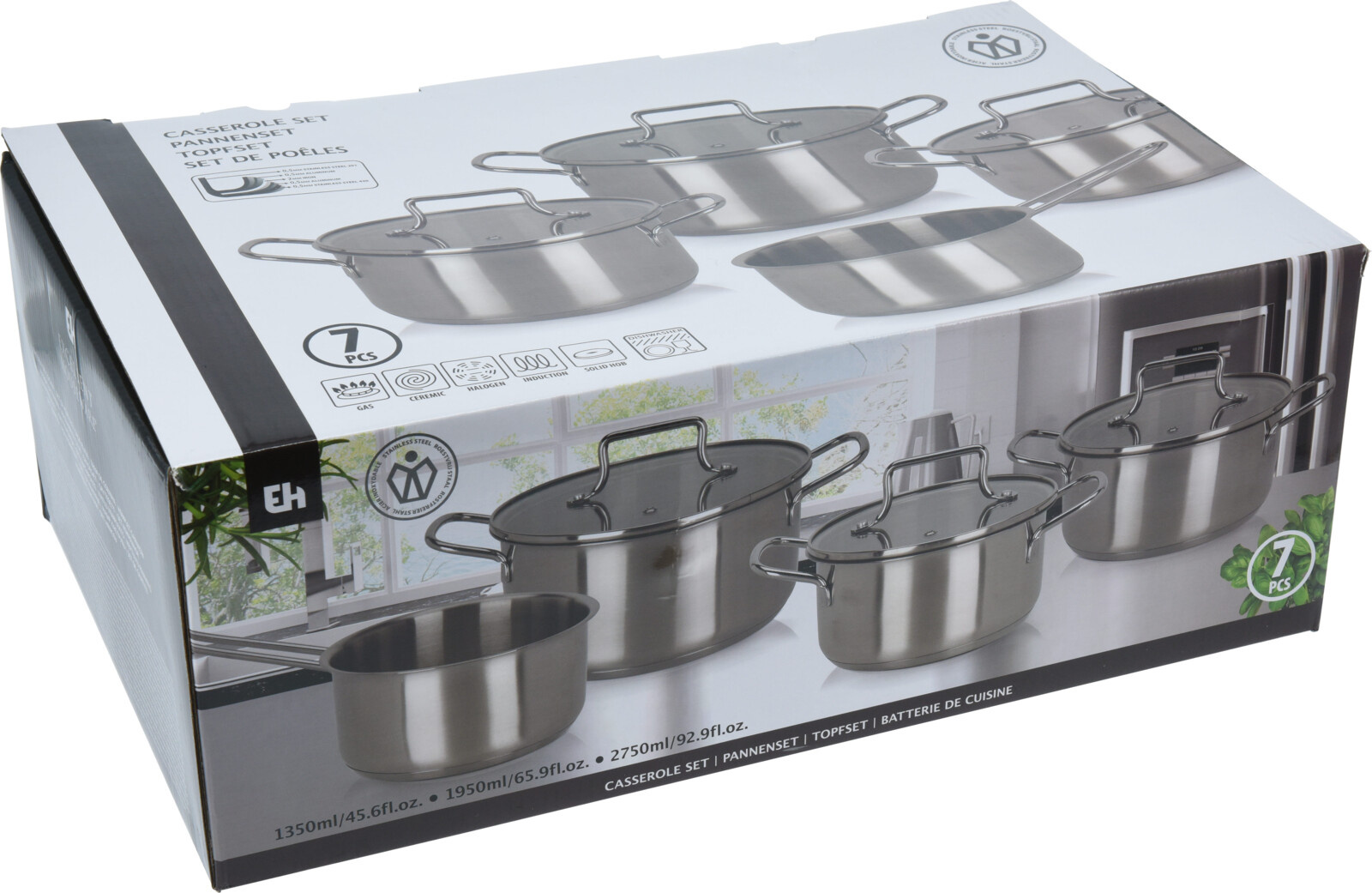 Topf-Set SILVER