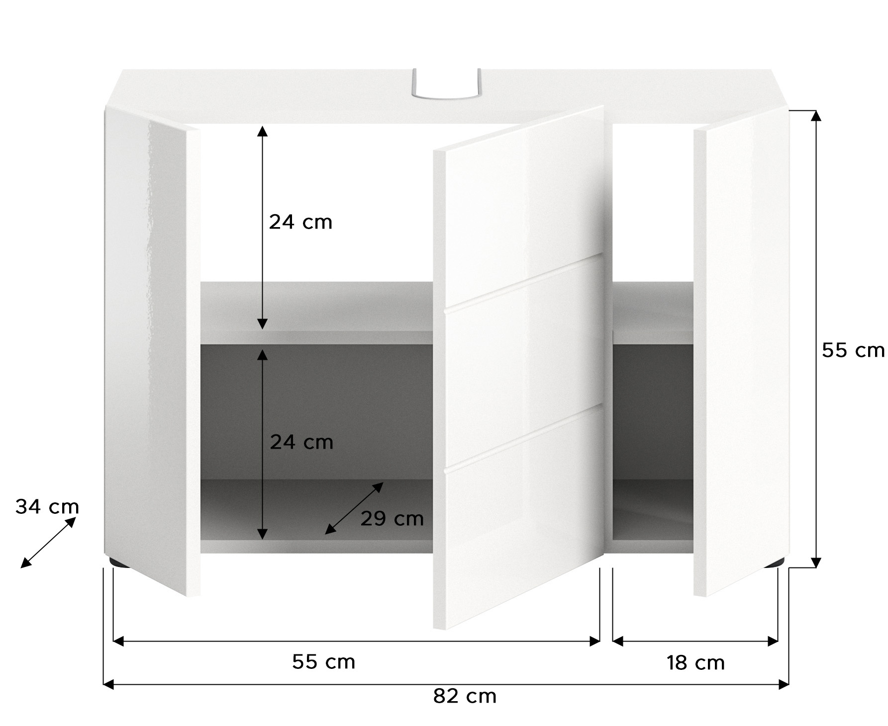 Waschbeckenunterschrank VIRA