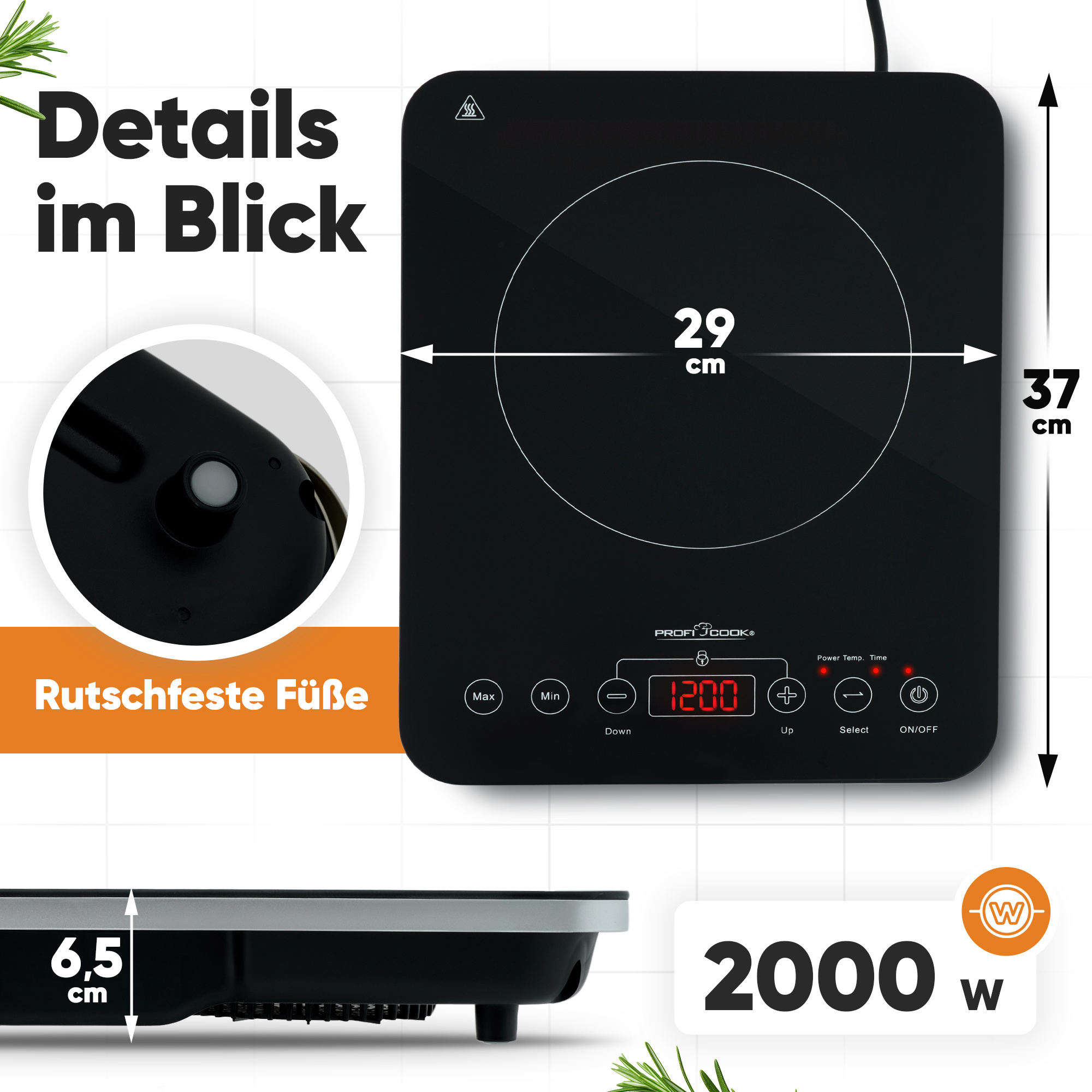 Einzelkochplatte INDUKTION