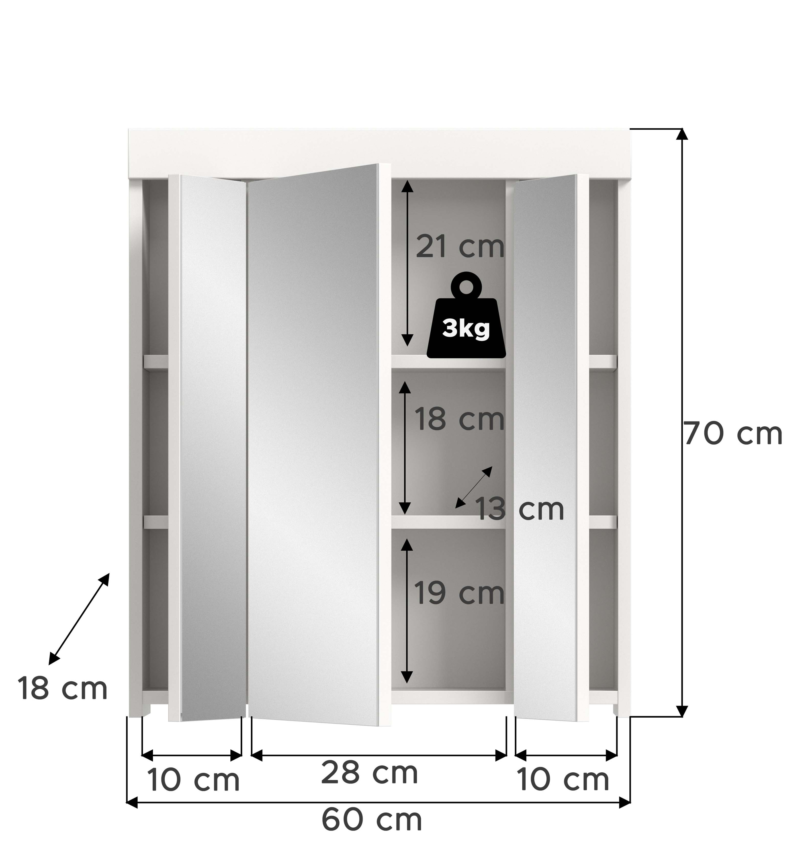 Spiegelschrank VIANA