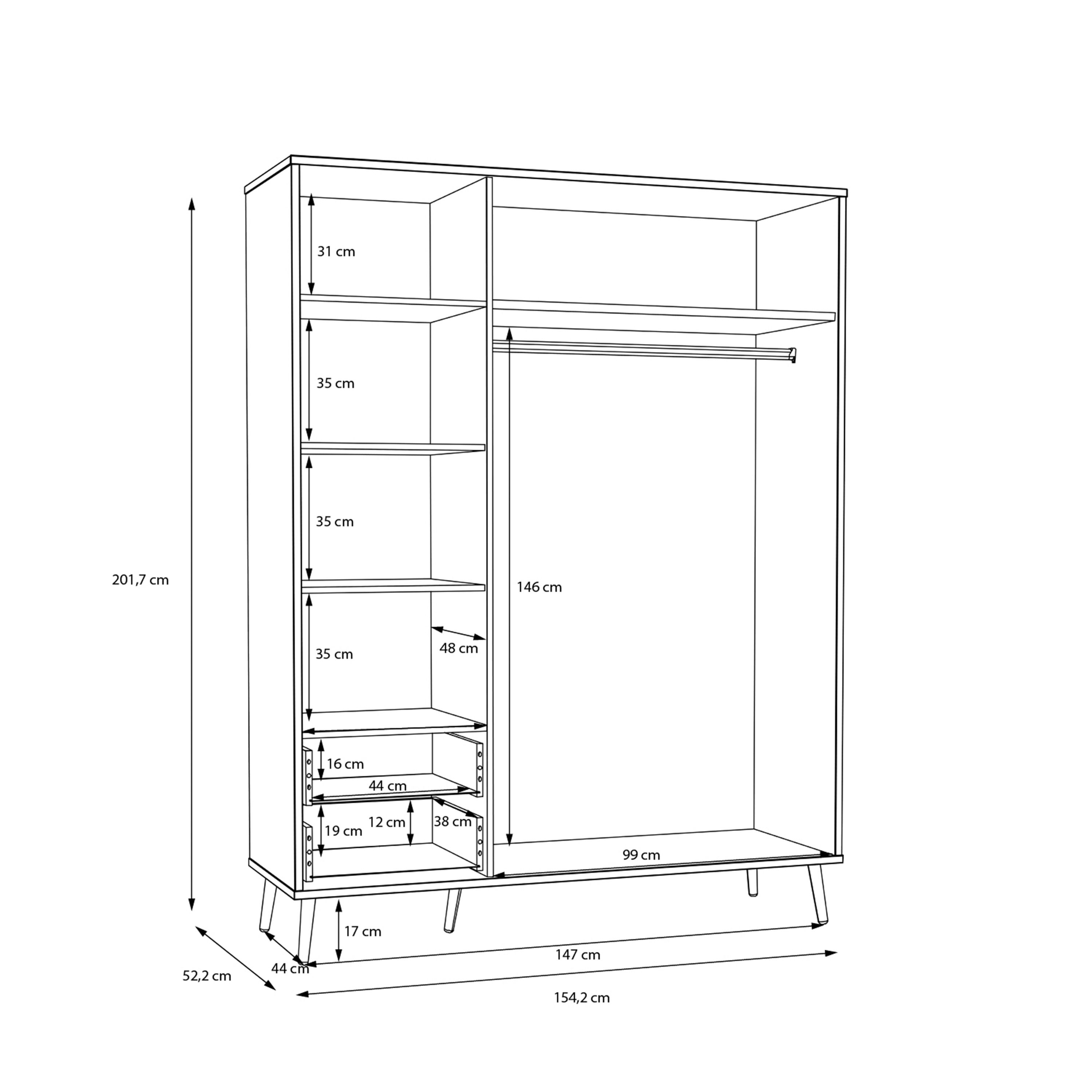 Kleiderschrank HARLISON