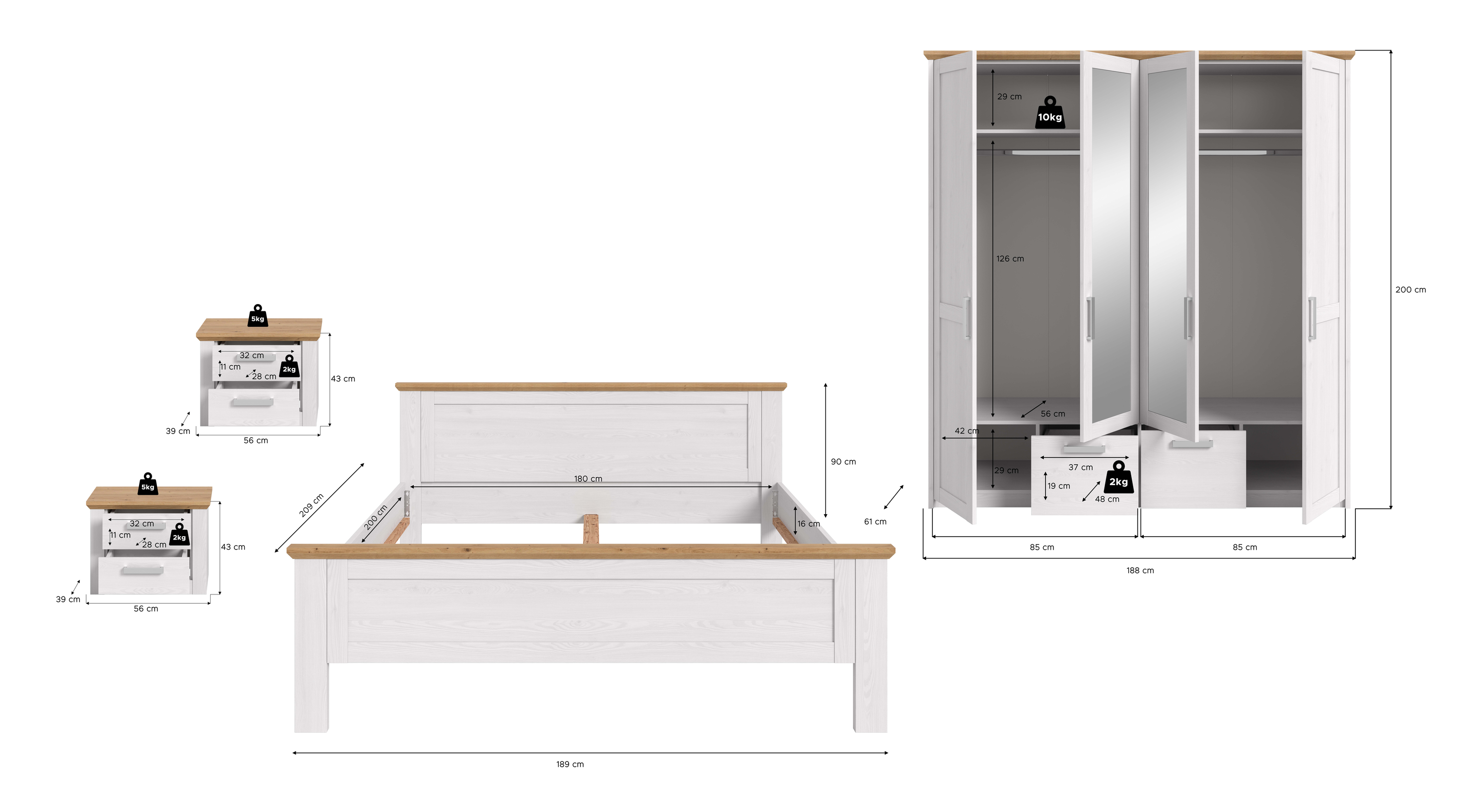 Kleiderschrank VERONA
