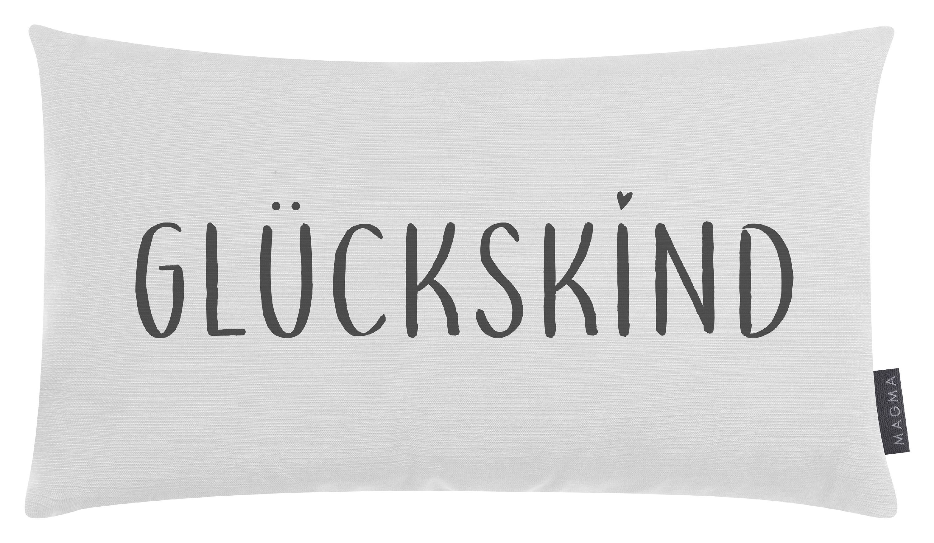 Kissen GLÜCKSKIND weiß