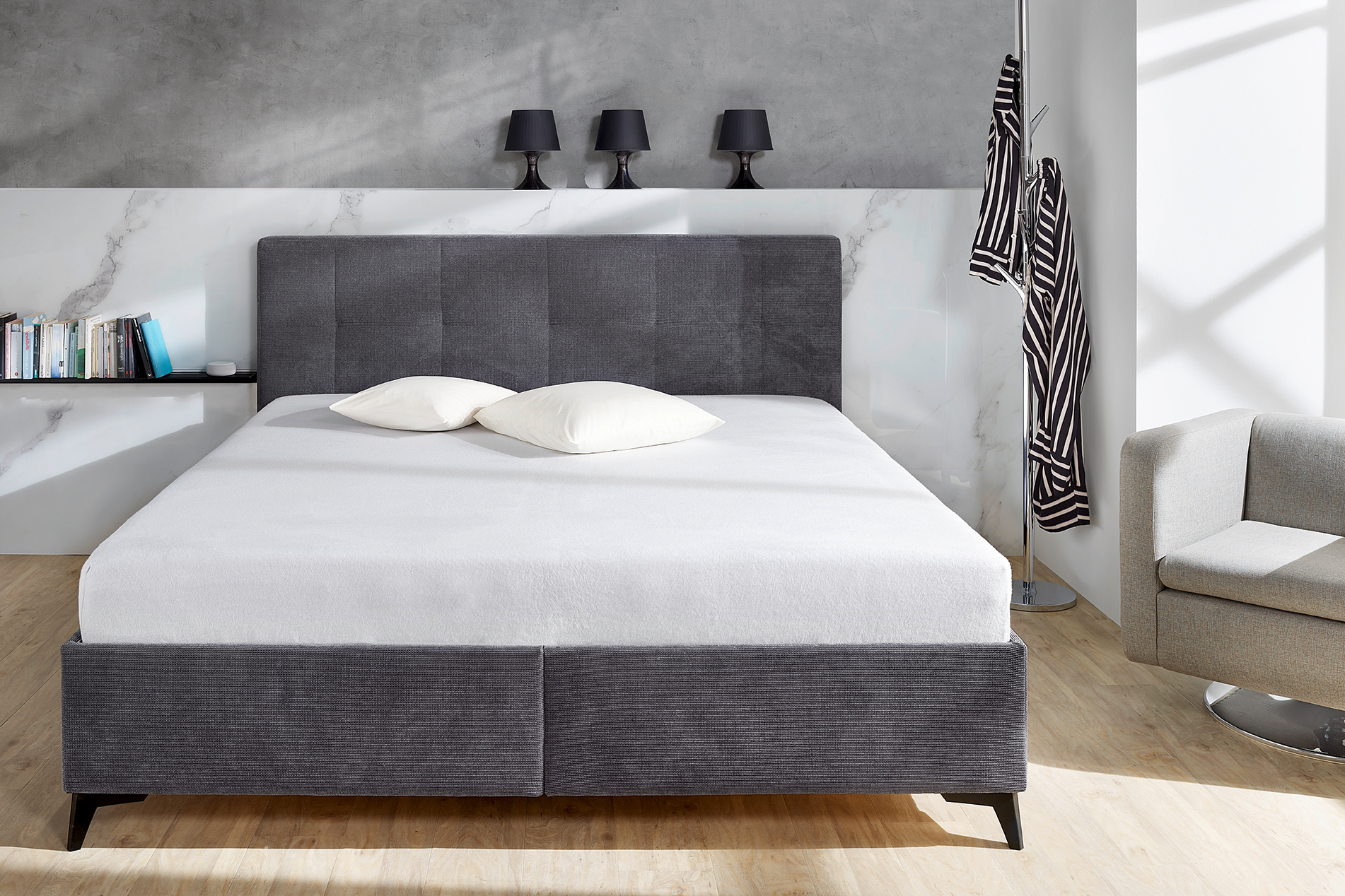 Spannbettlaken COZY weiß