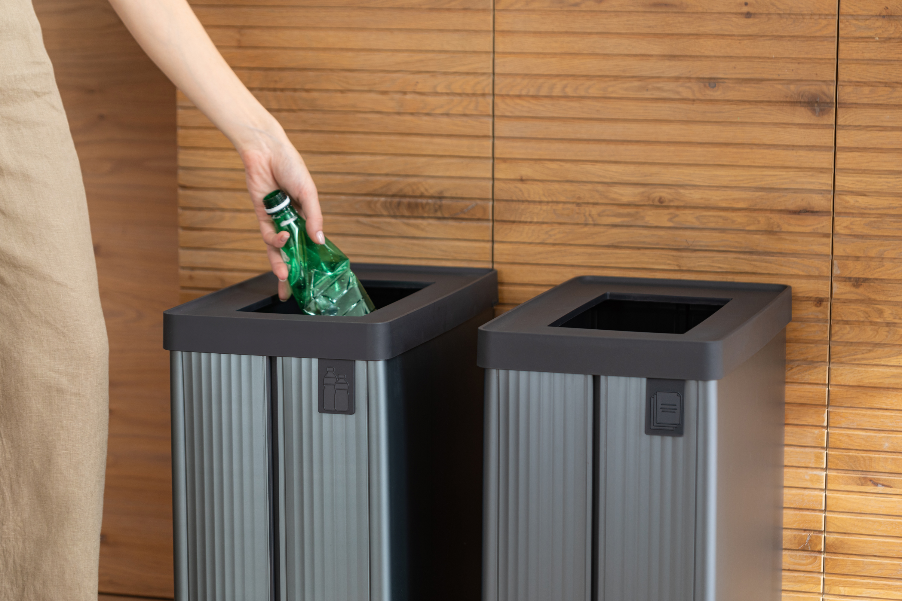 Abfalleimer VERTO RECYCLE 54L