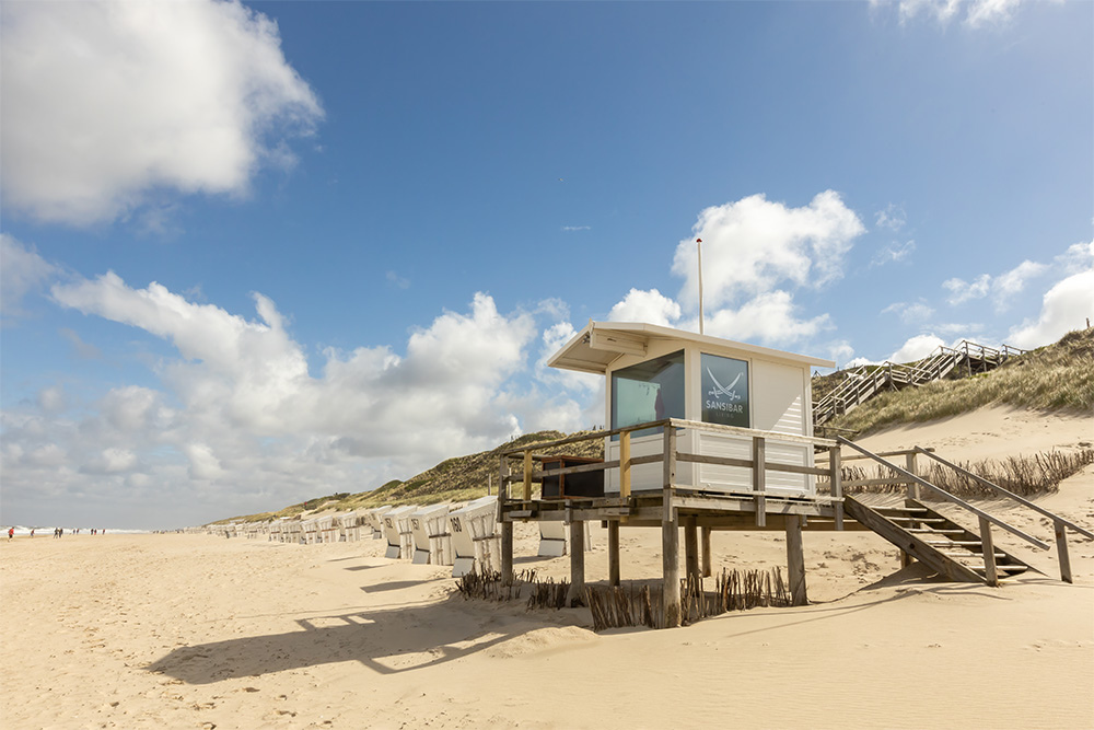 Leinwandbild STRANDHÜTTE