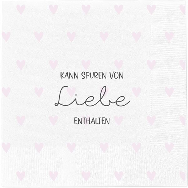 Servietten SPUREN VON LIEBE