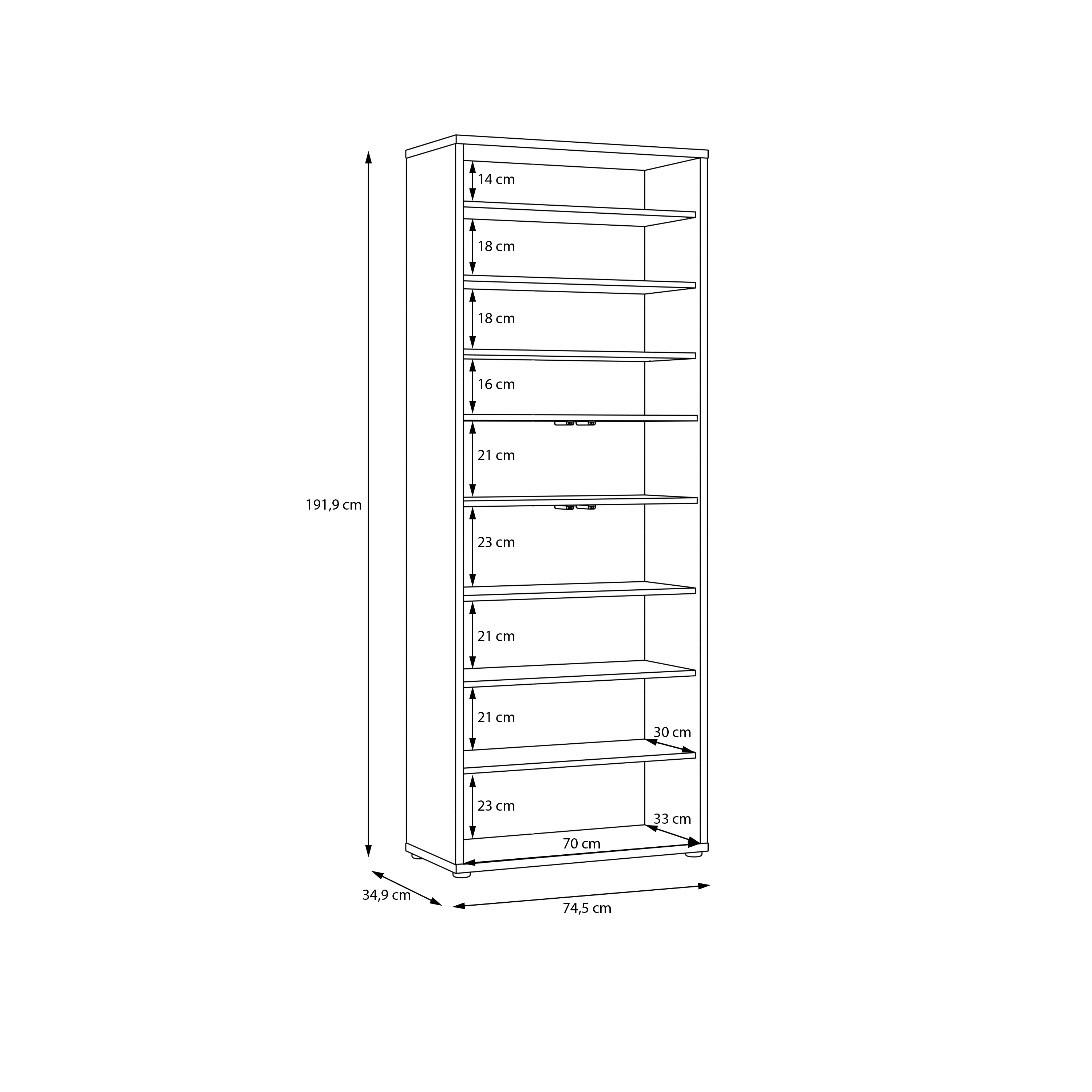 Schuhschrank HARPER FORFAR
