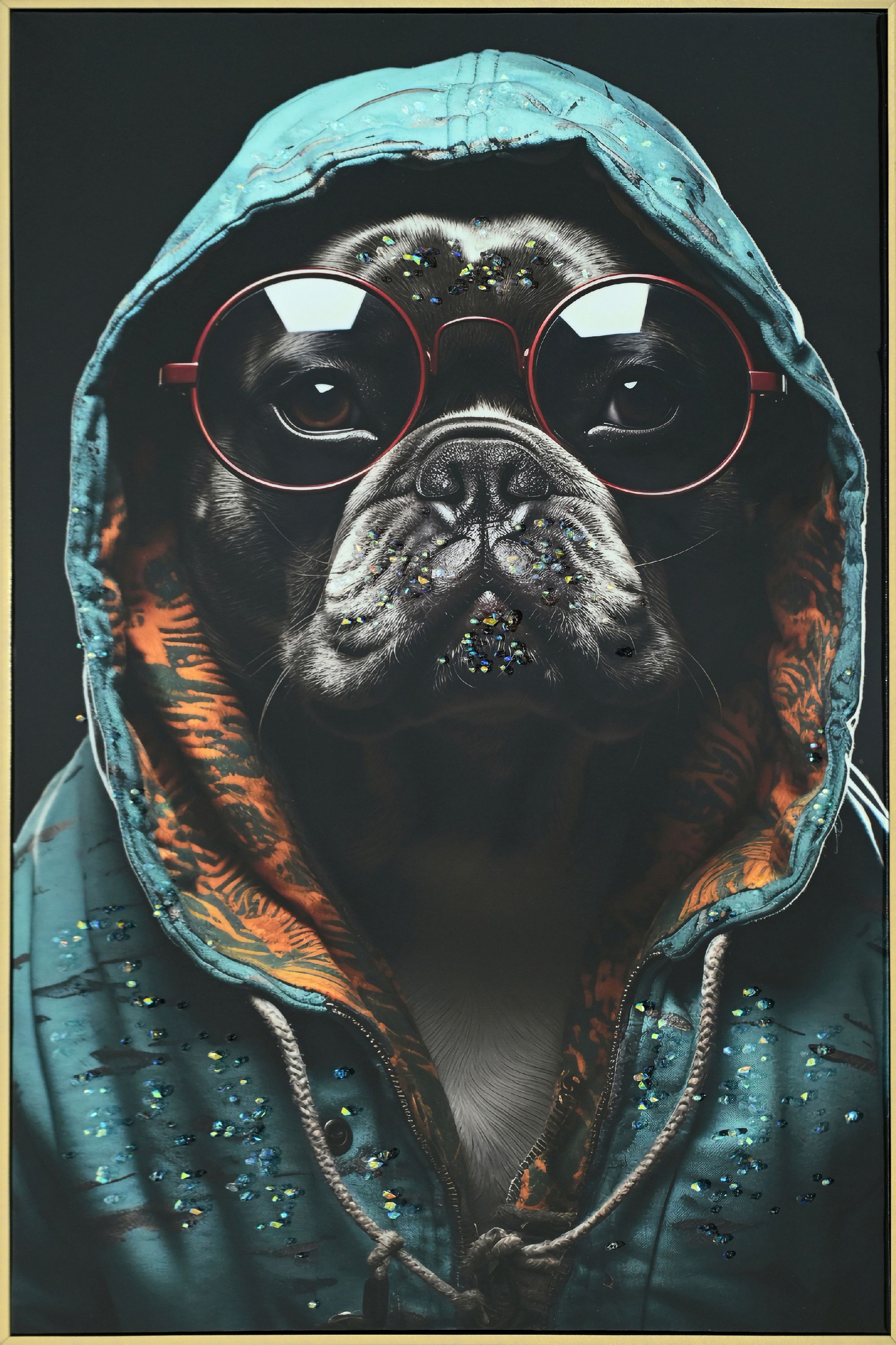 Bilder-Set DOG MIT BRILLE