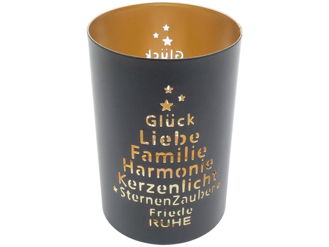 Windlicht MAGIC GLÜCK, LIEBE..