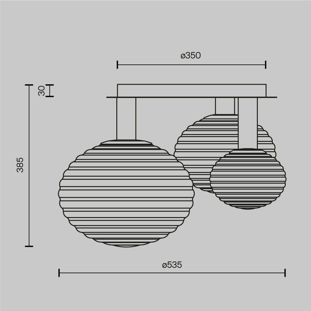 Deckenleuchte REELS