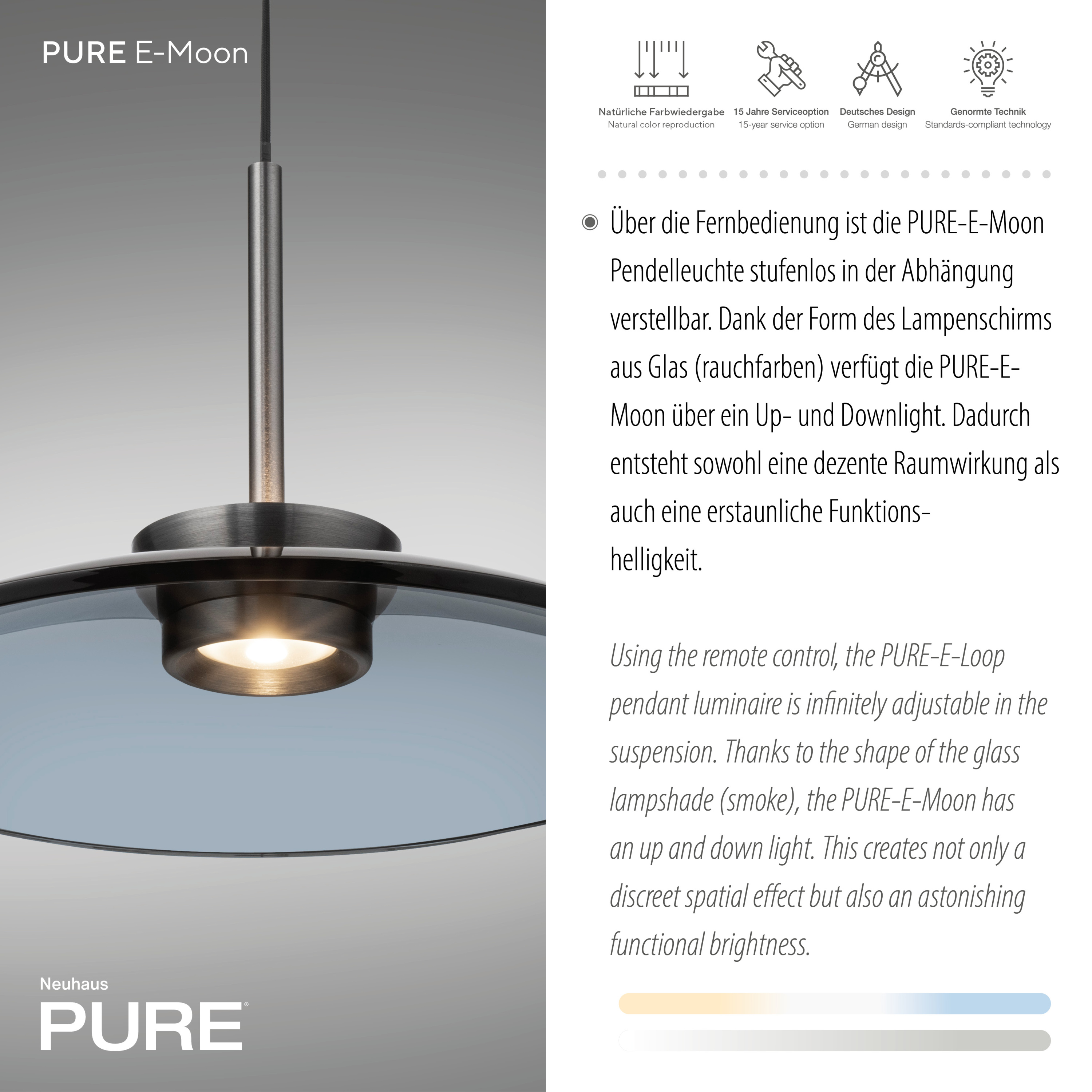 Pendelleuchte PURE E-MOON