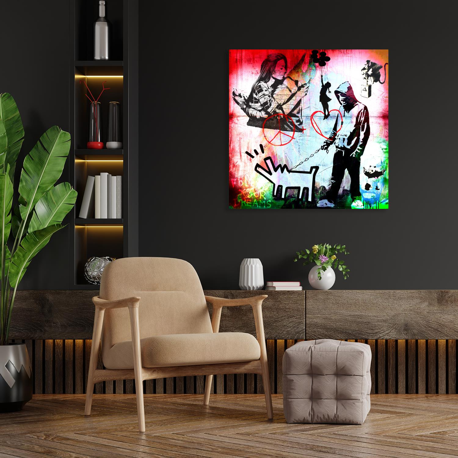 Acrylglasbild Graffiti