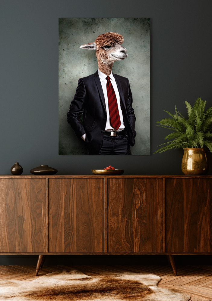 Akustikbild LAMA IM ANZUG