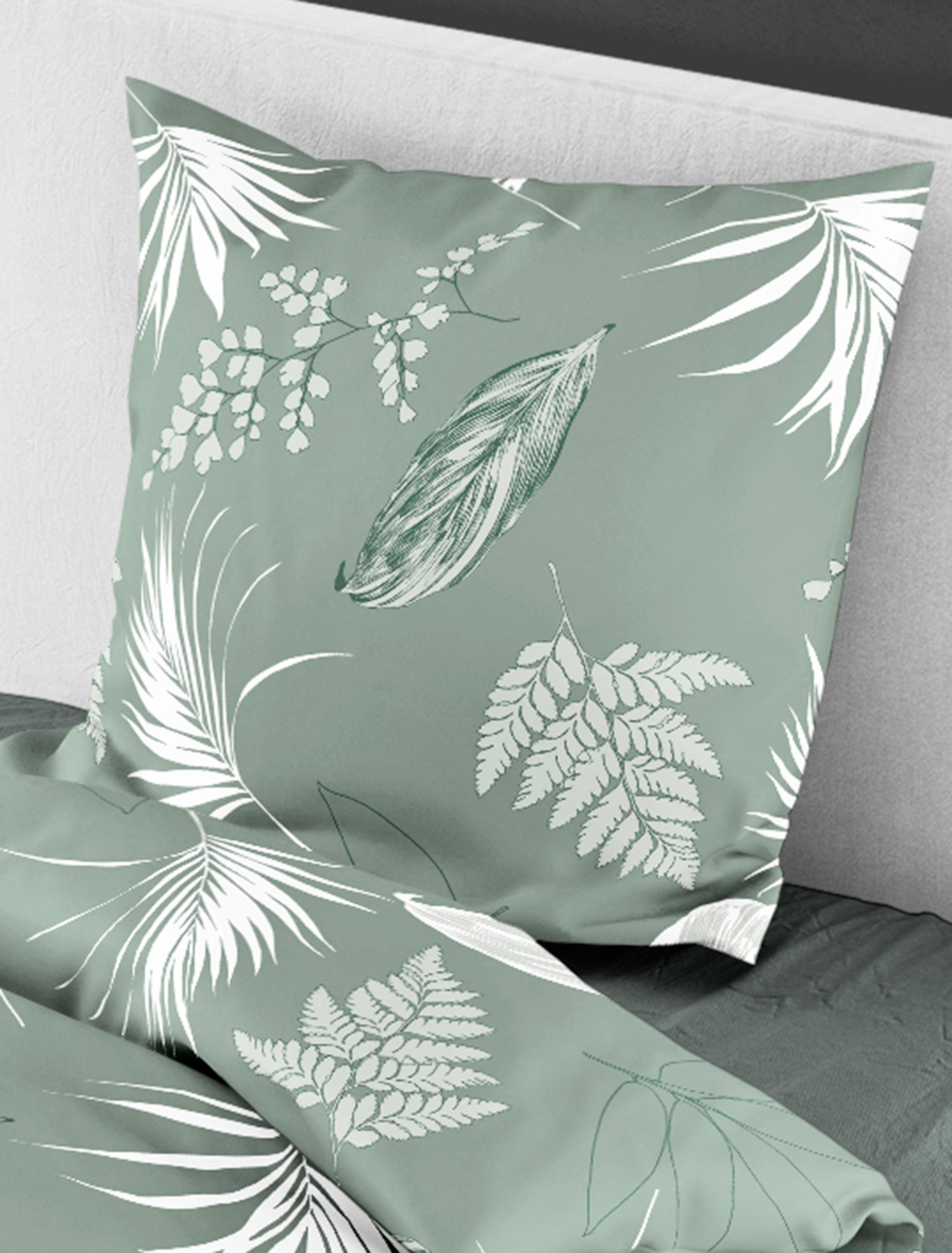 Bettwäsche Mako-Satin jade