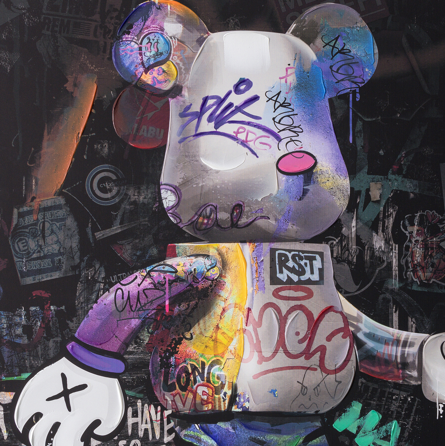Keilrahmenbild BUSY BEAR