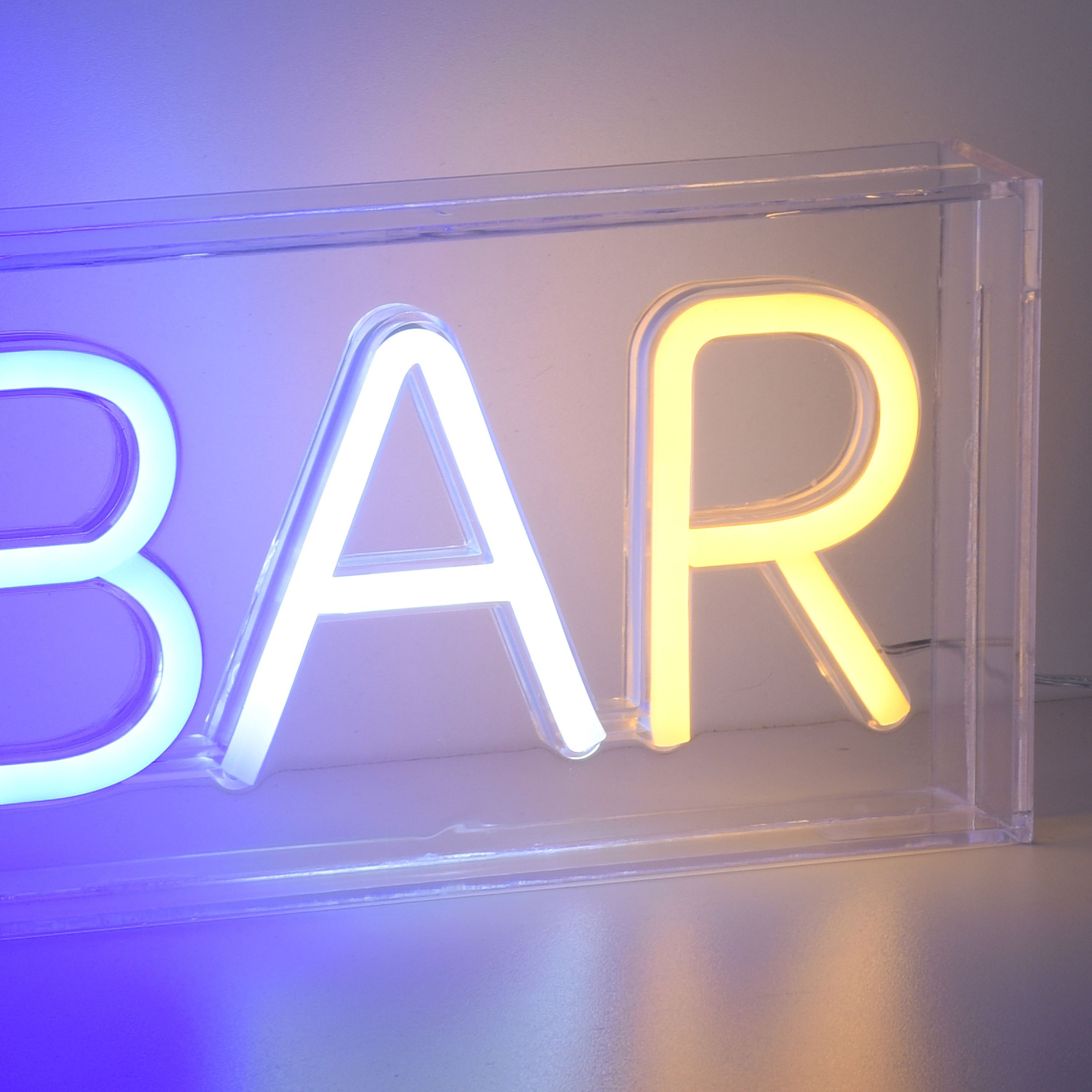 Leuchtobjekt BAR LED NEON