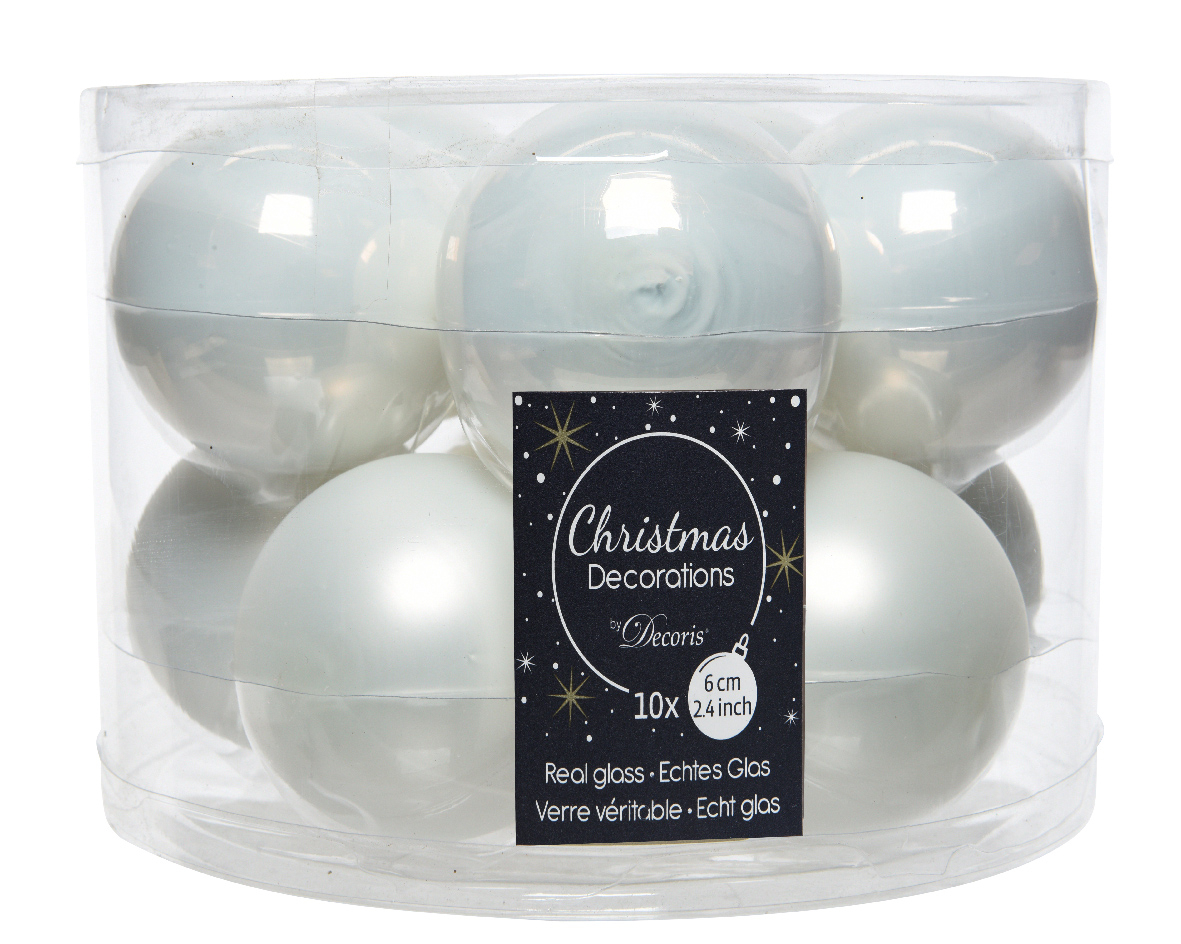 Weihnachtskugel-Box WINTERWEISS
