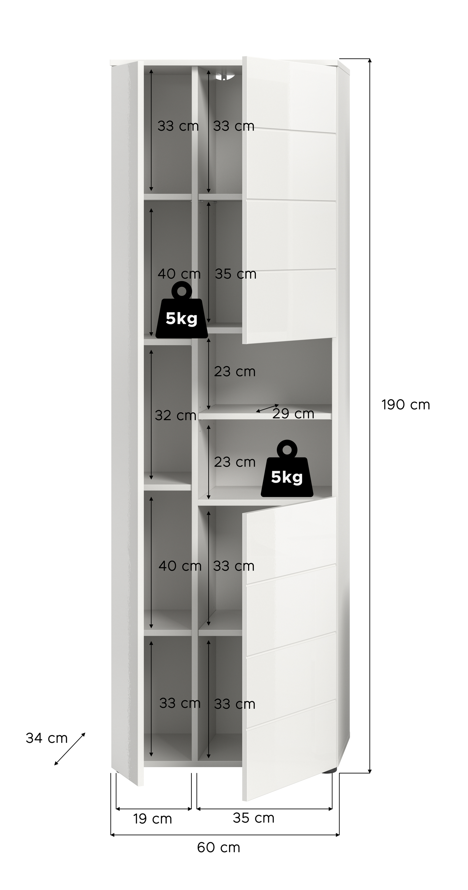 Hochschrank VIRA