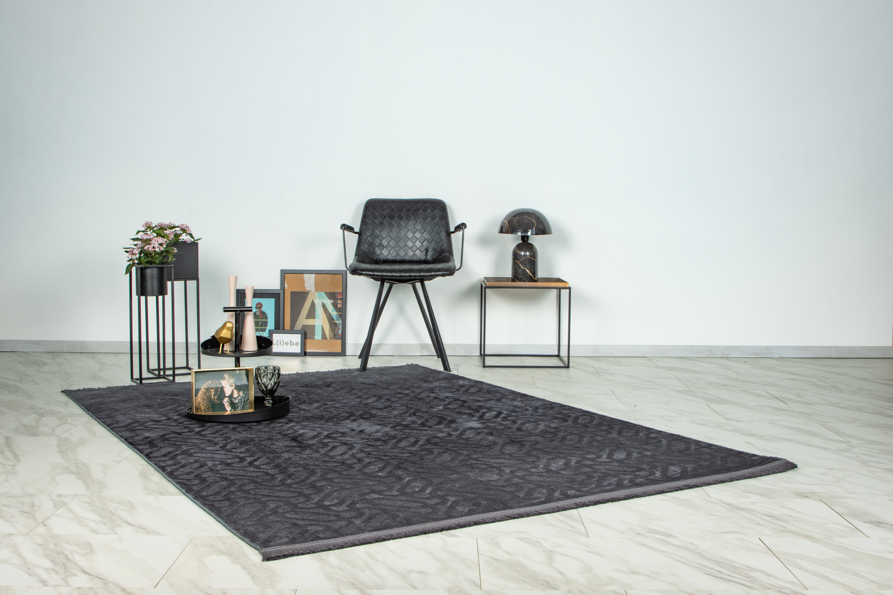 Teppich DAMLA graphit
