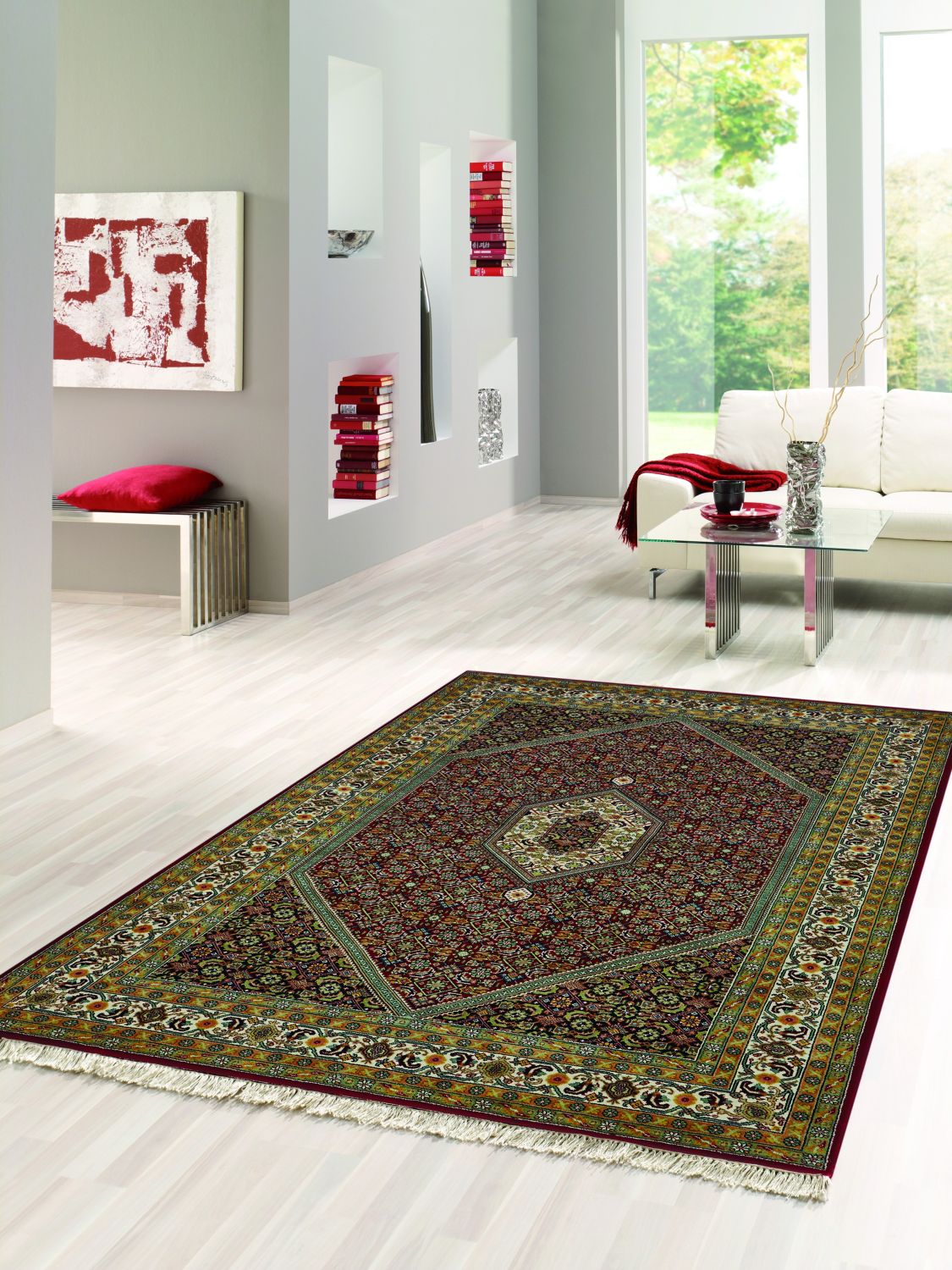Teppich Classic Bidjar rot