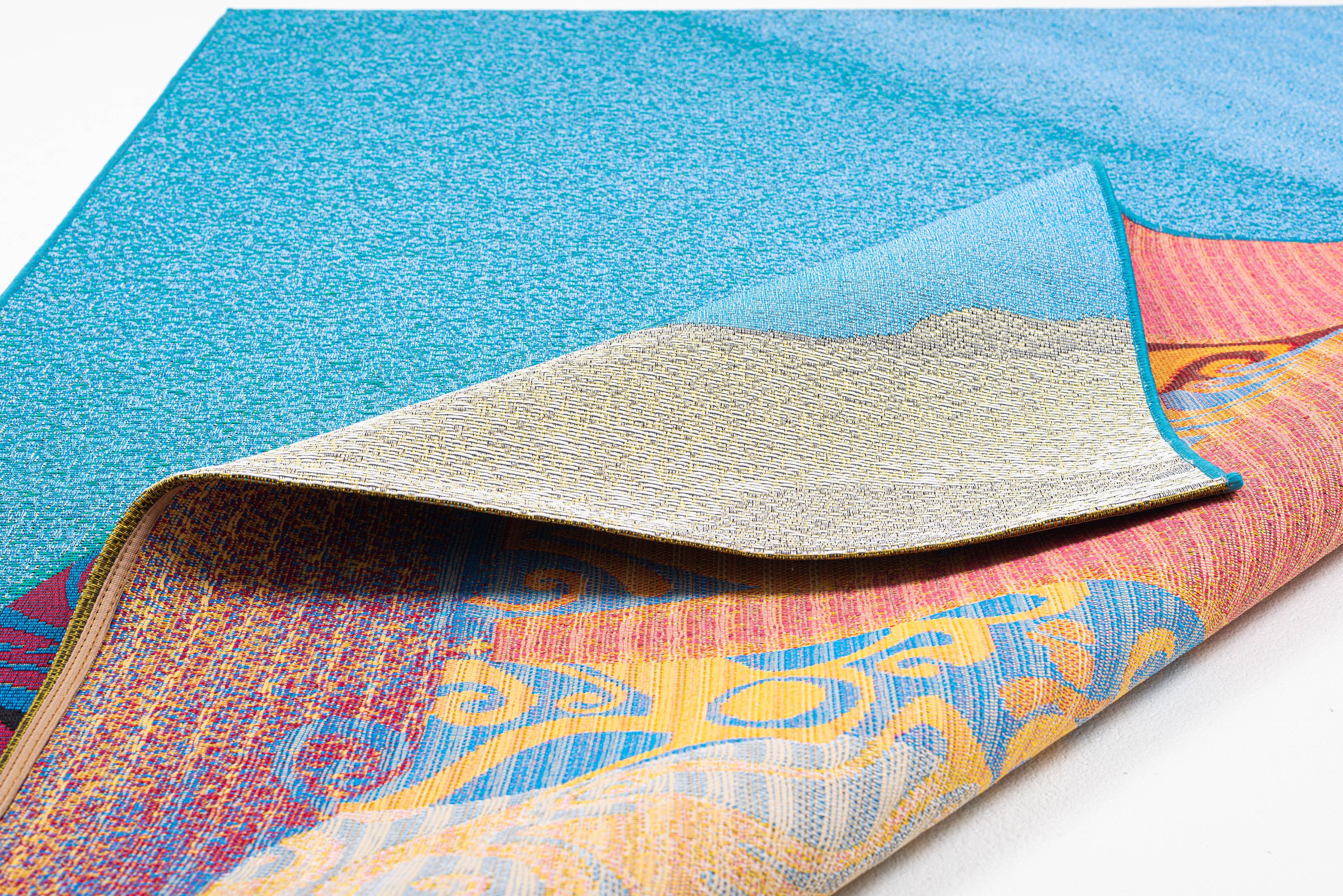 Teppich RANTUM BEACH blau