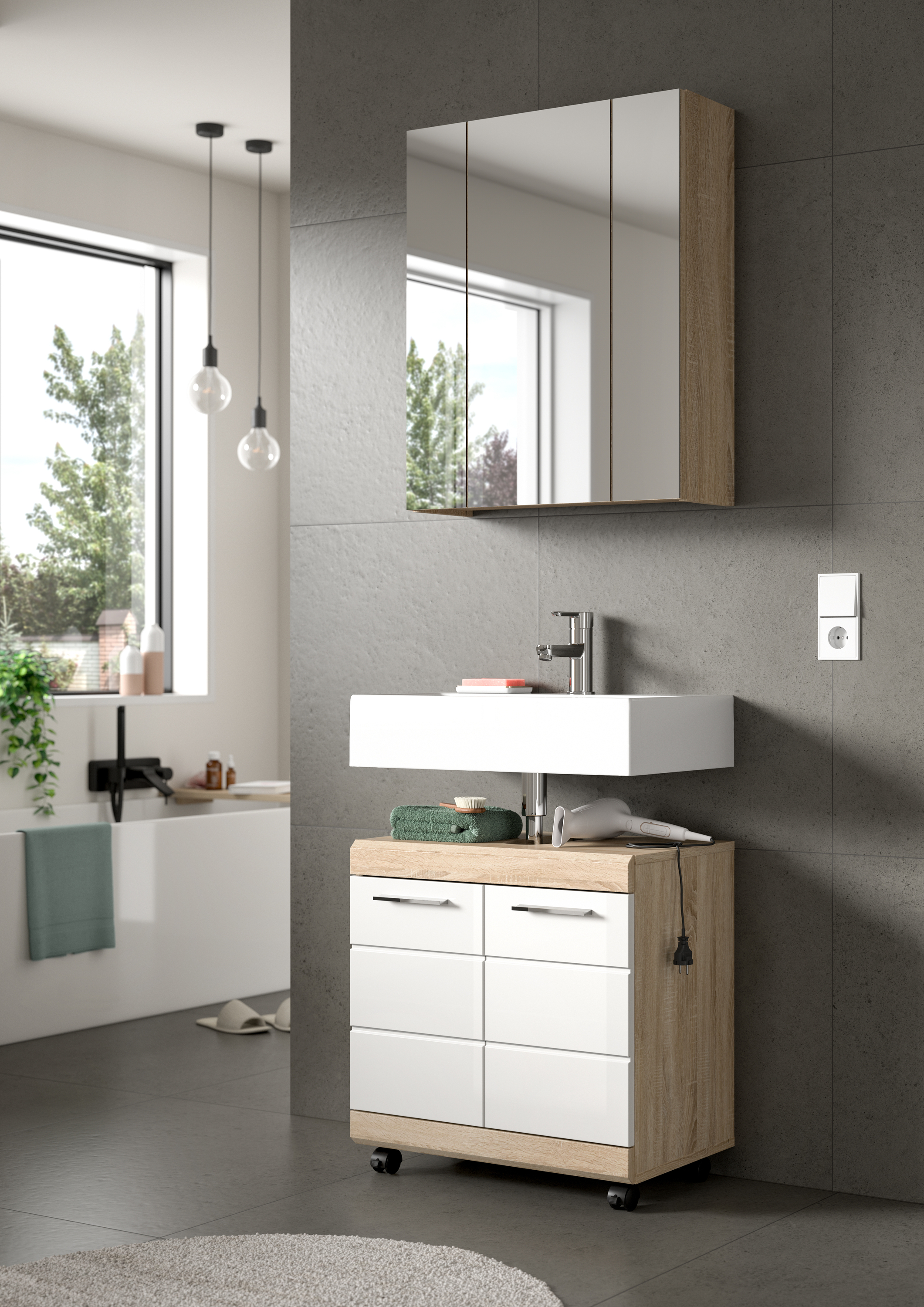 Waschbeckenunterschrank LAMBAD