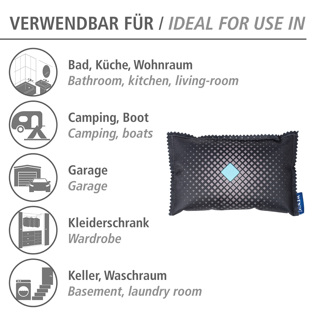 Entfeuchter 3er Set UNIVERSAL