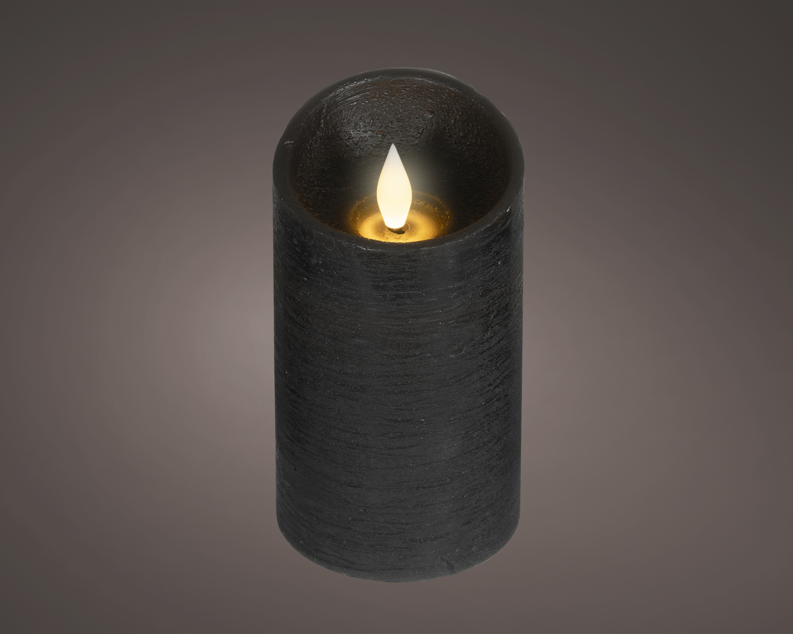 Kerze LED OSLO schwarz