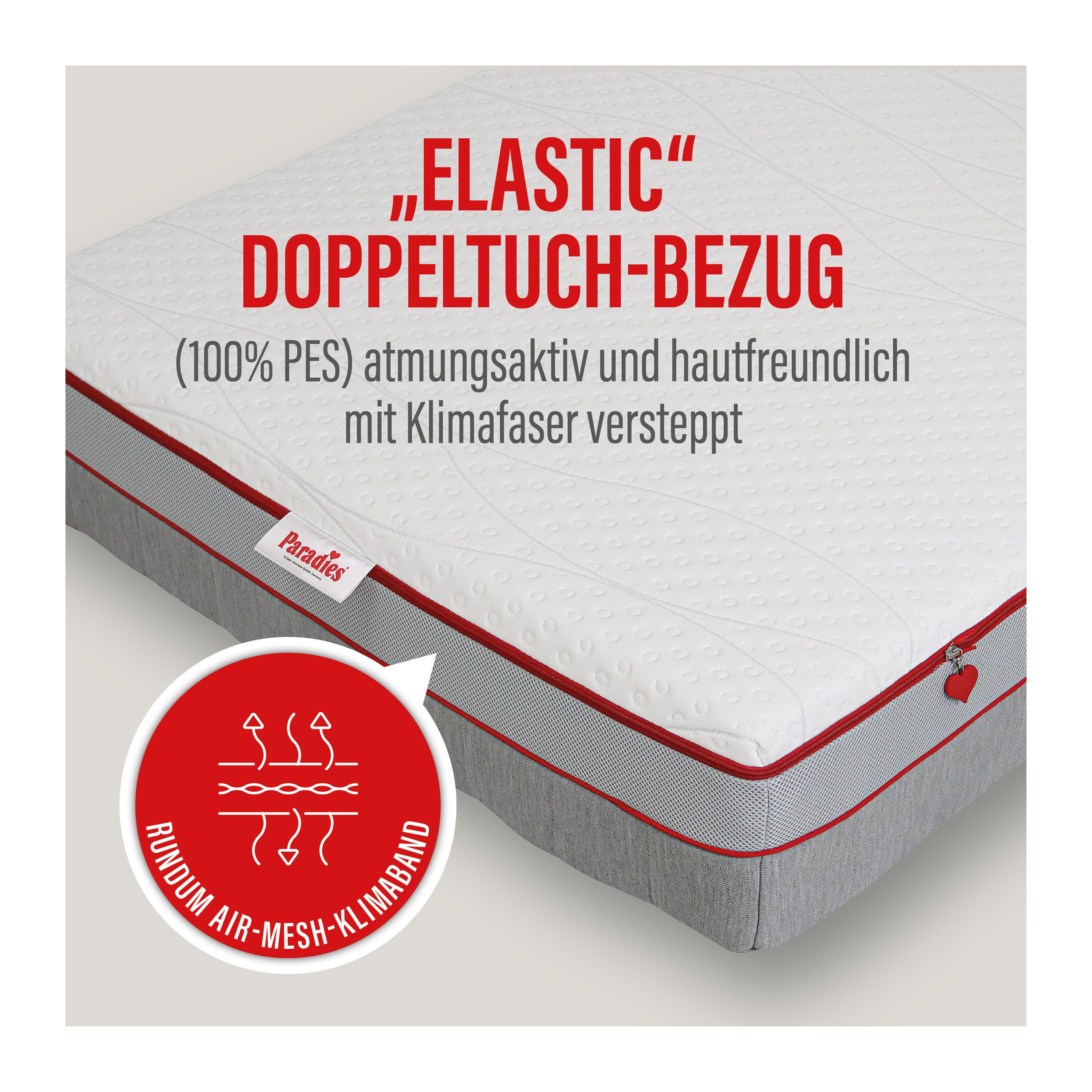 Taschenfederkernmatratze  Paradies PERFEKTA