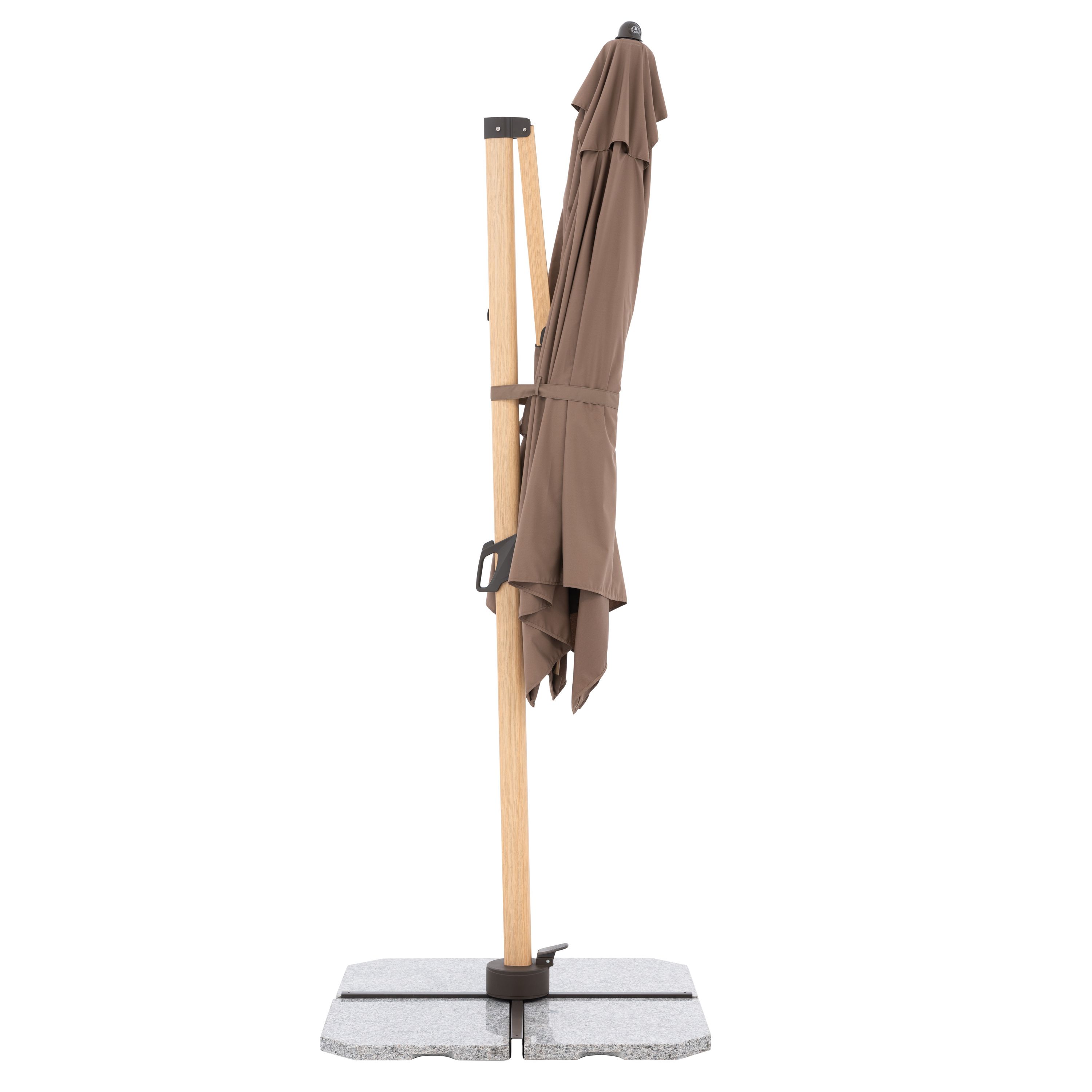 Ampelschirm doppler ALU WOOD AX