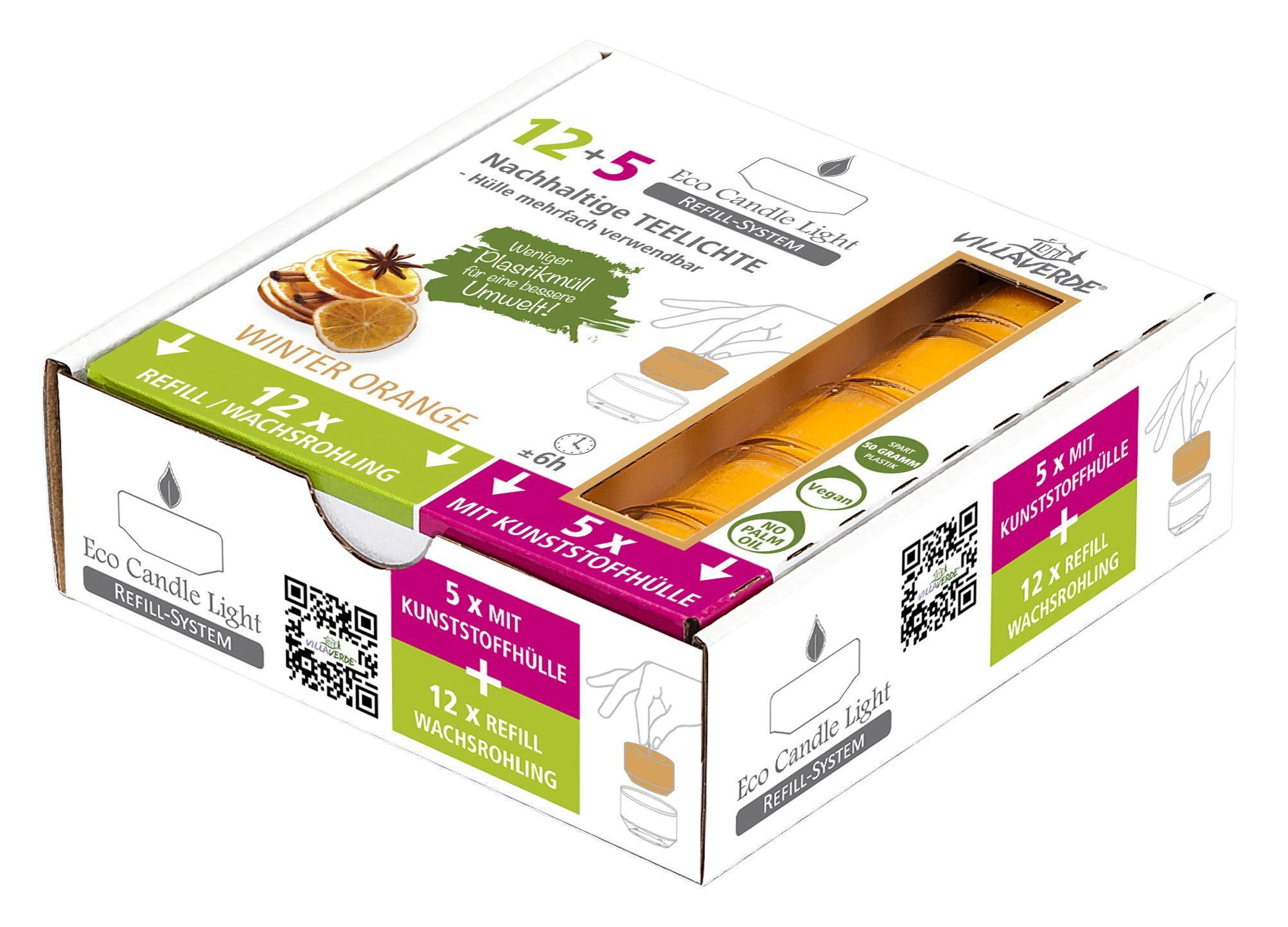 Duftteelichte REFILL W-ORANGE