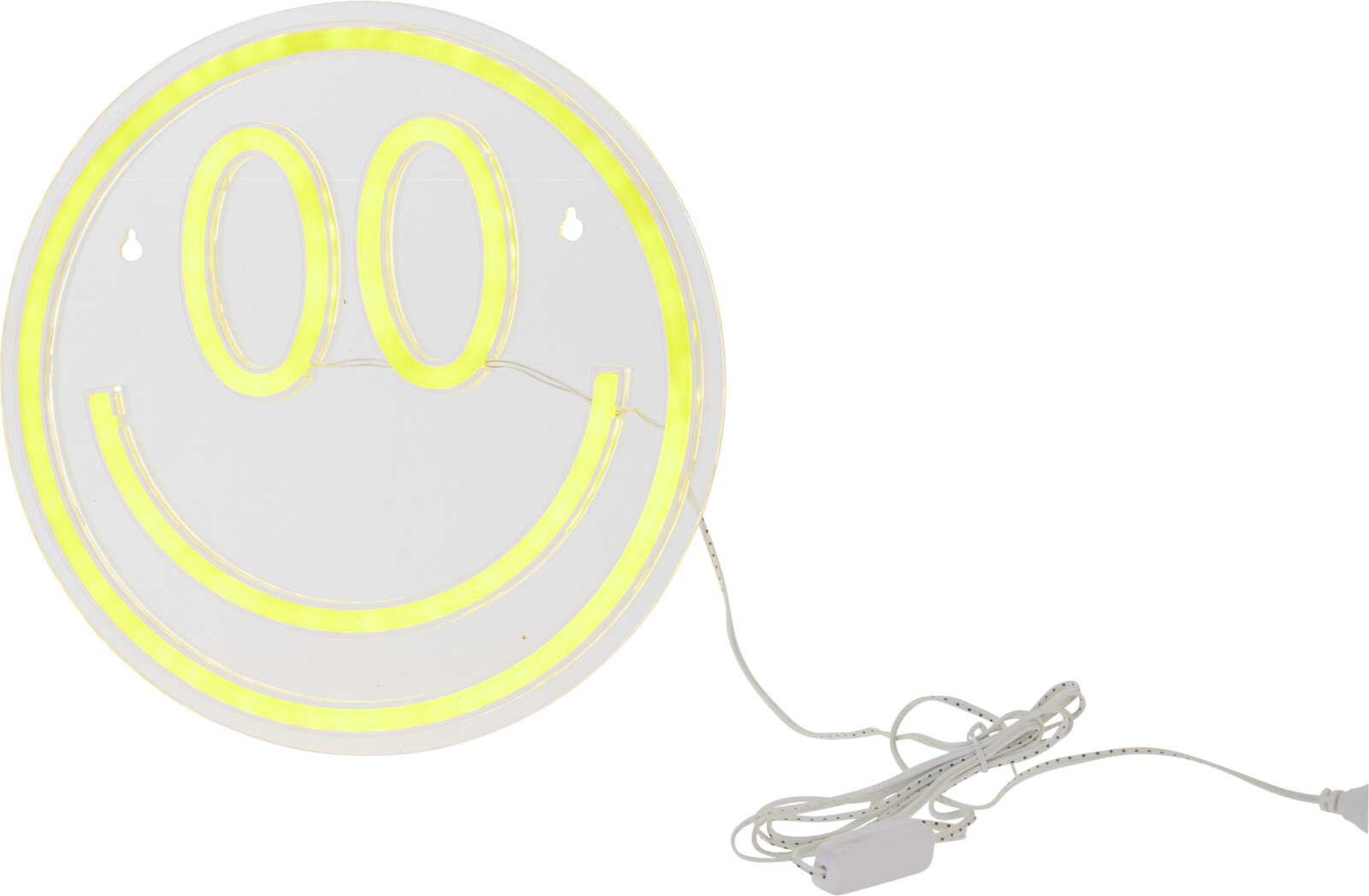 Wanddeko NEON SMILEY