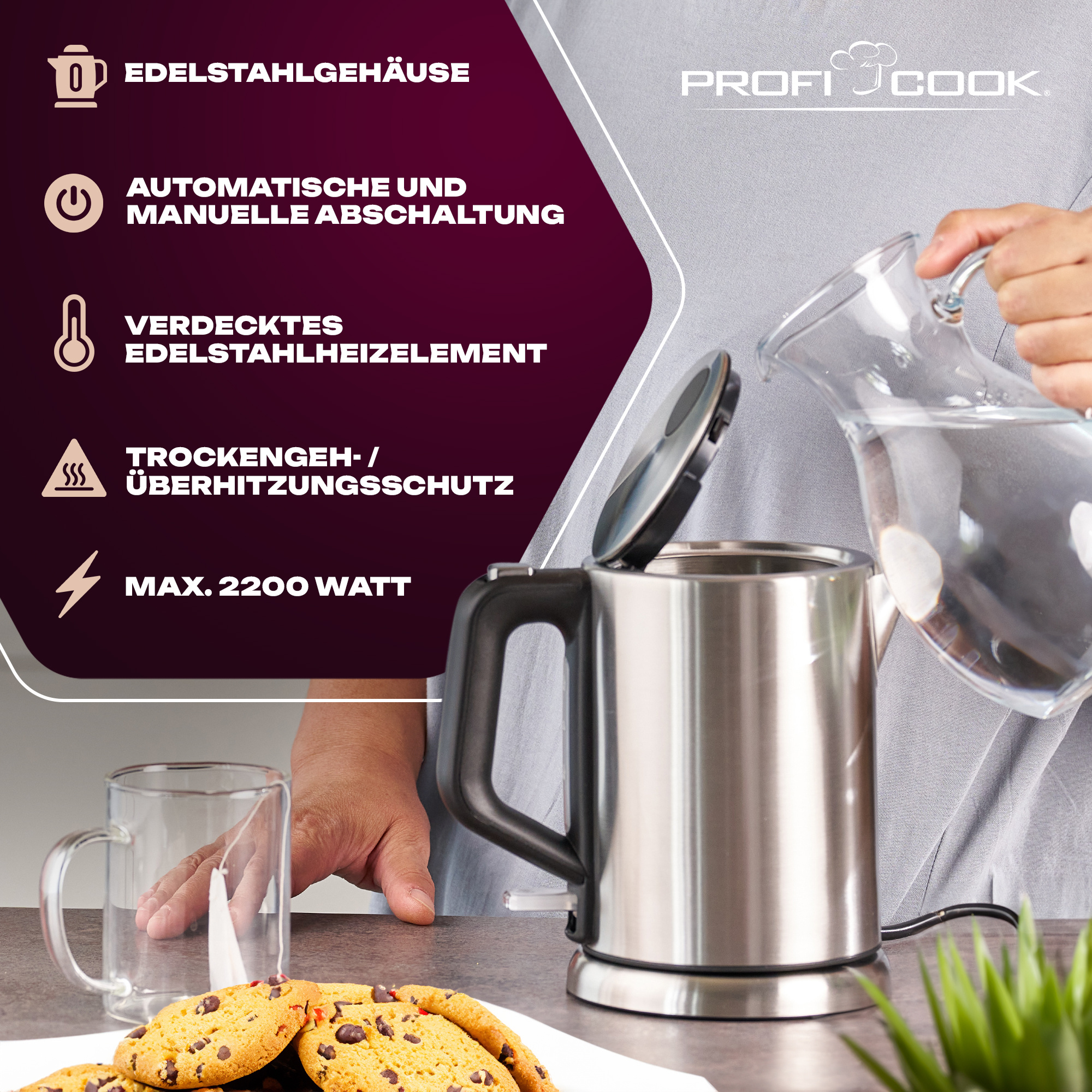 Wasserkocher PROFICOOK