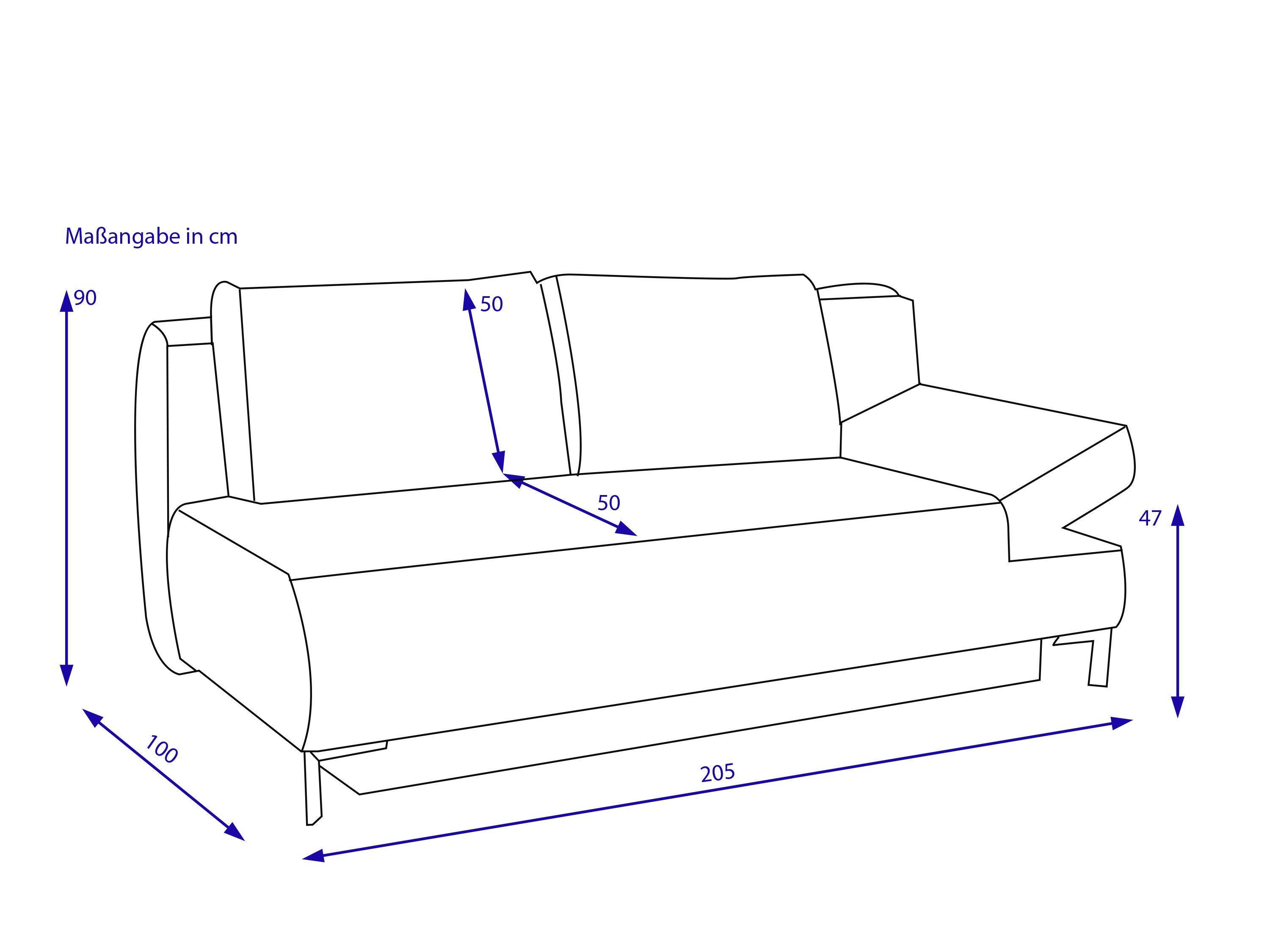 Schlafsofa Elastoform ROSI