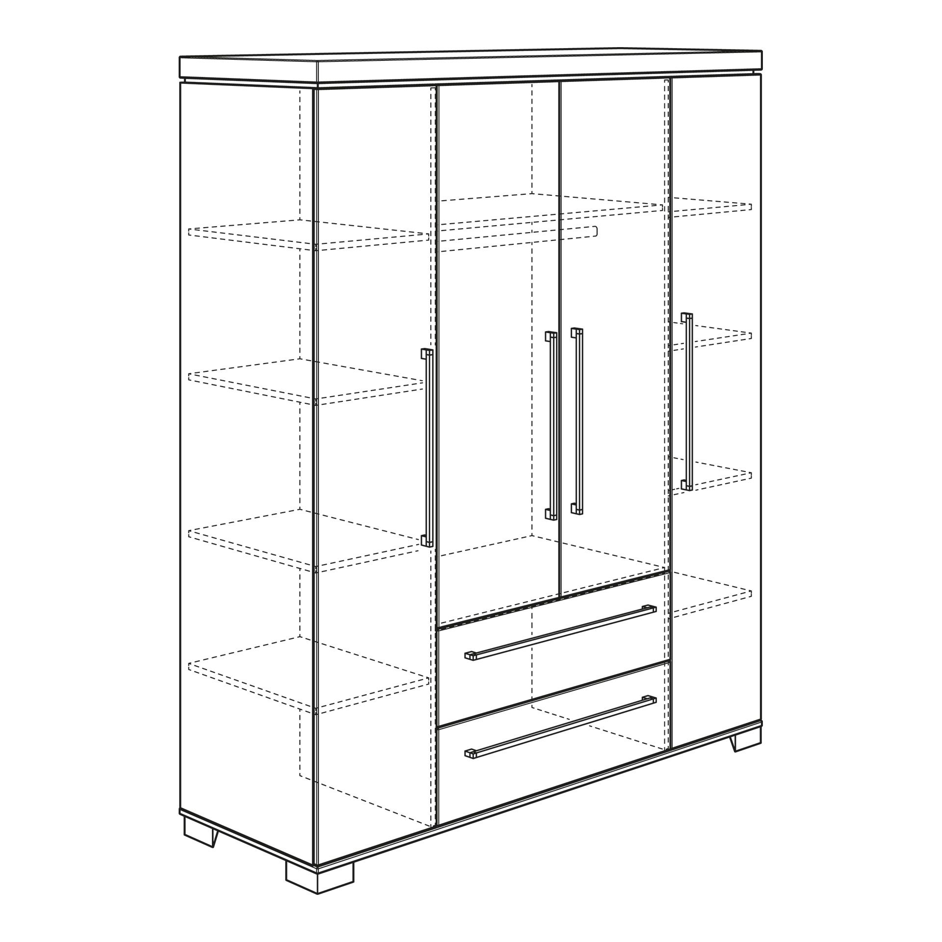 Kleiderschrank PAIDI KIRA