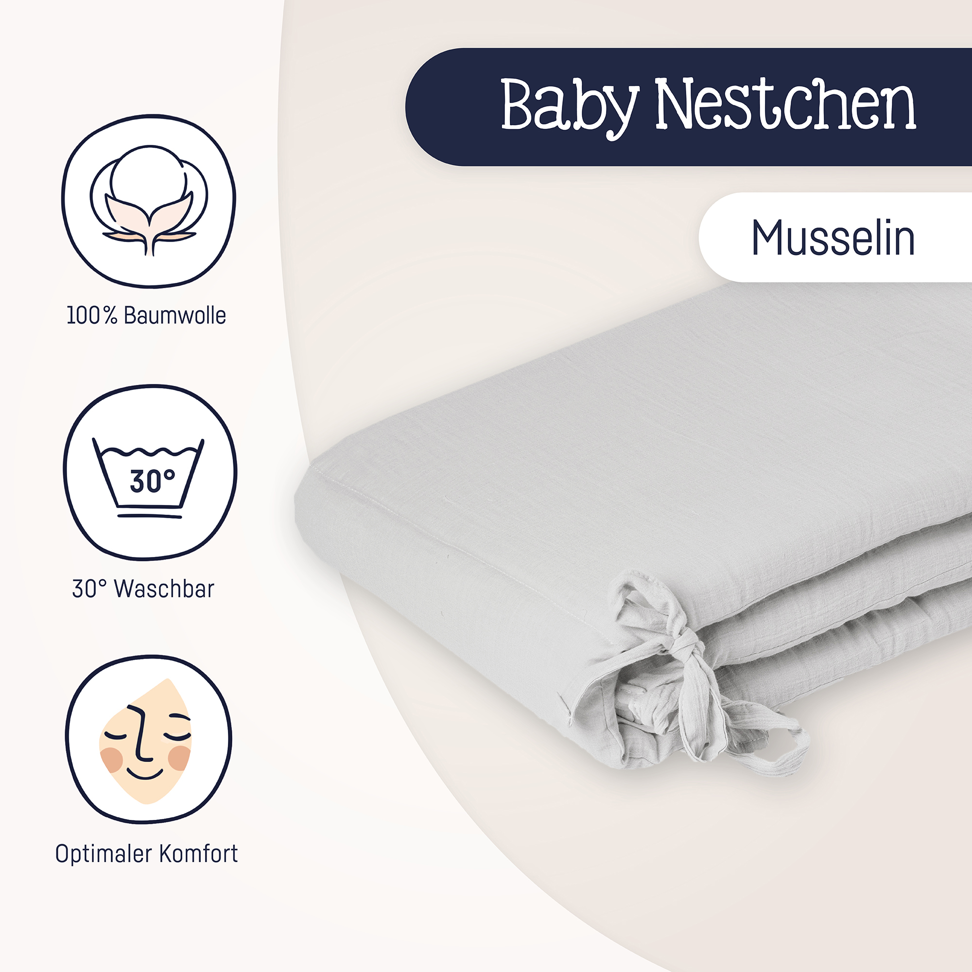 Nestchen ZÖLLNER Musselin
