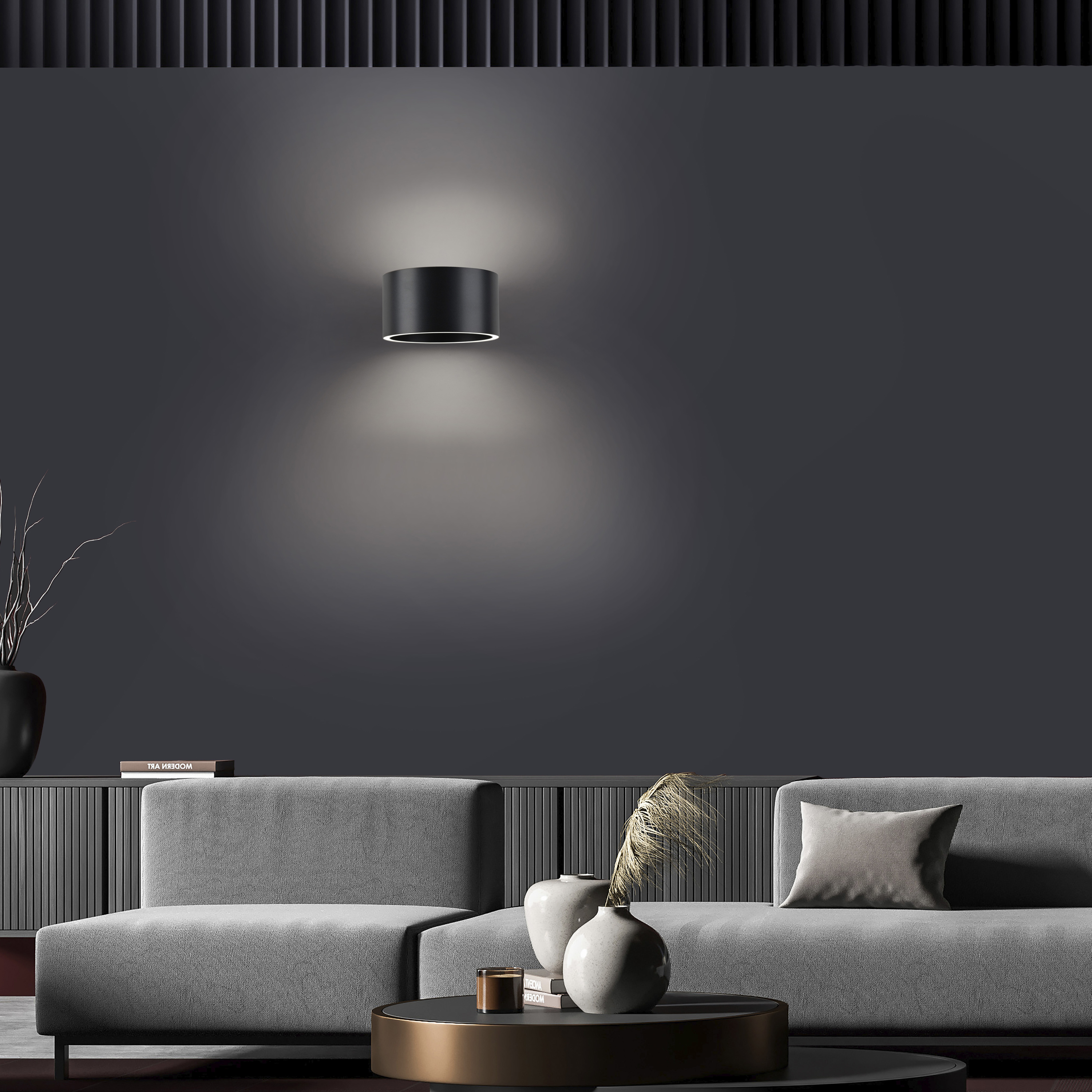 Wandleuchte PURE AKKU CLIPSE