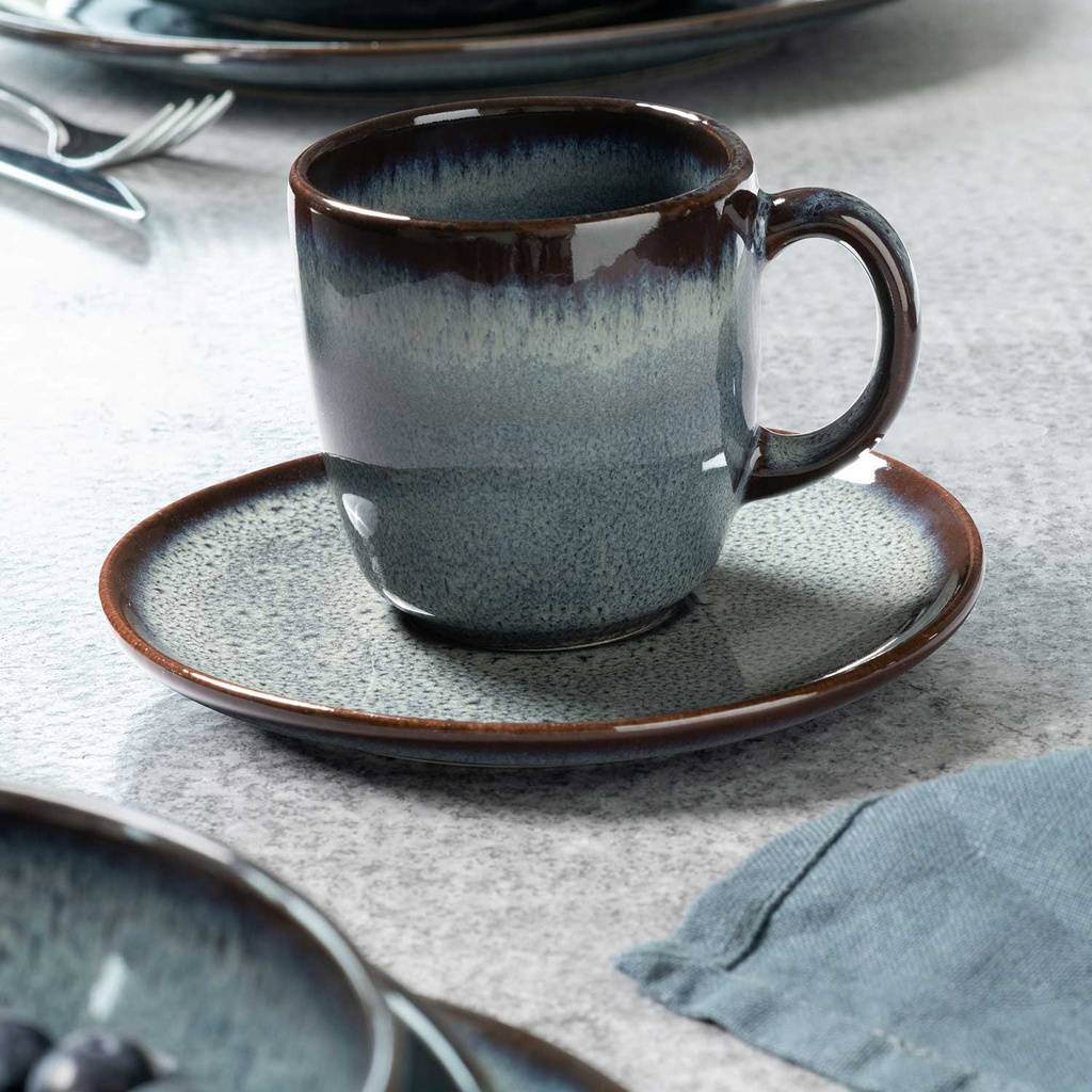 Kaffeeuntertasse LAVE GRIS