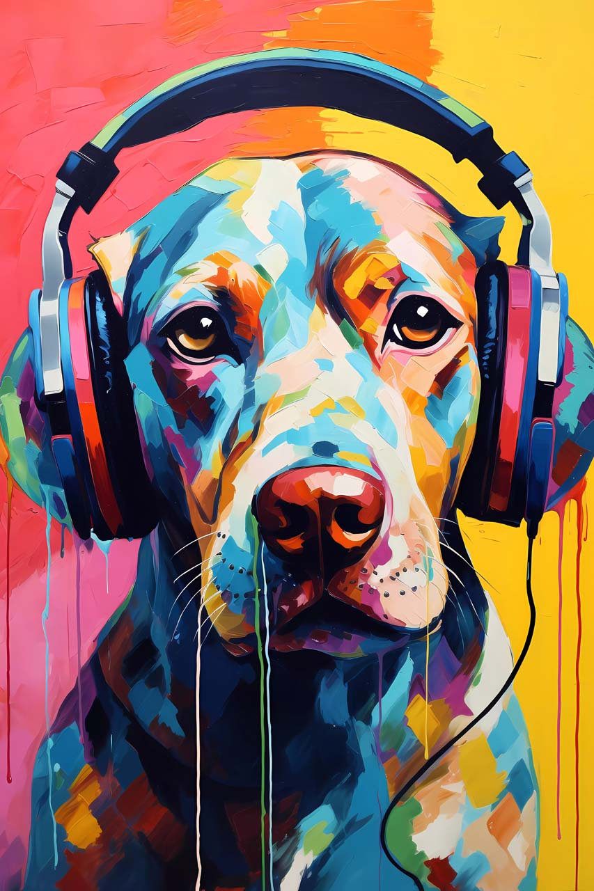 Leinwandbild DOGGY SOUND