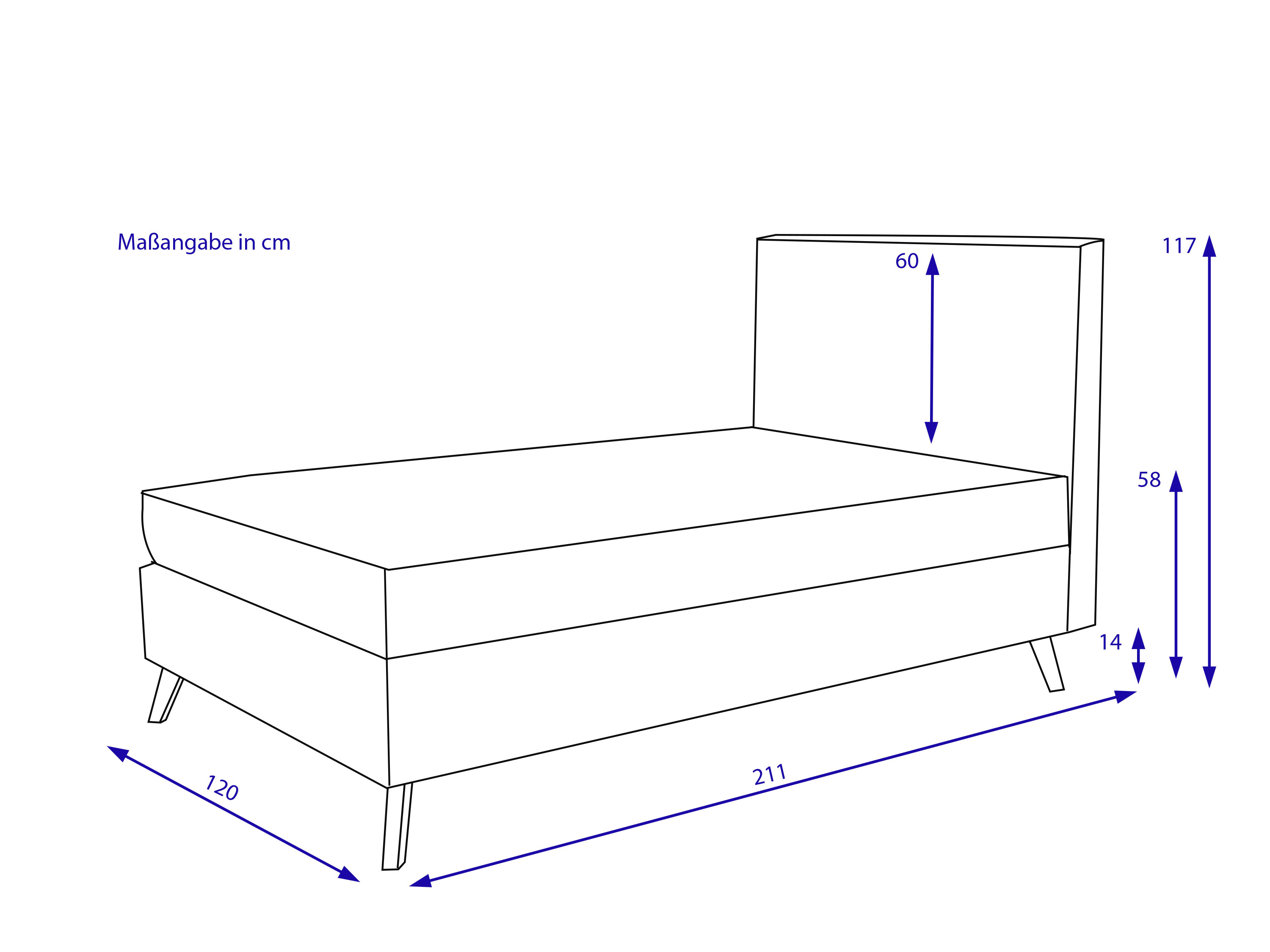 Boxspringbett SANSIBAR POEL