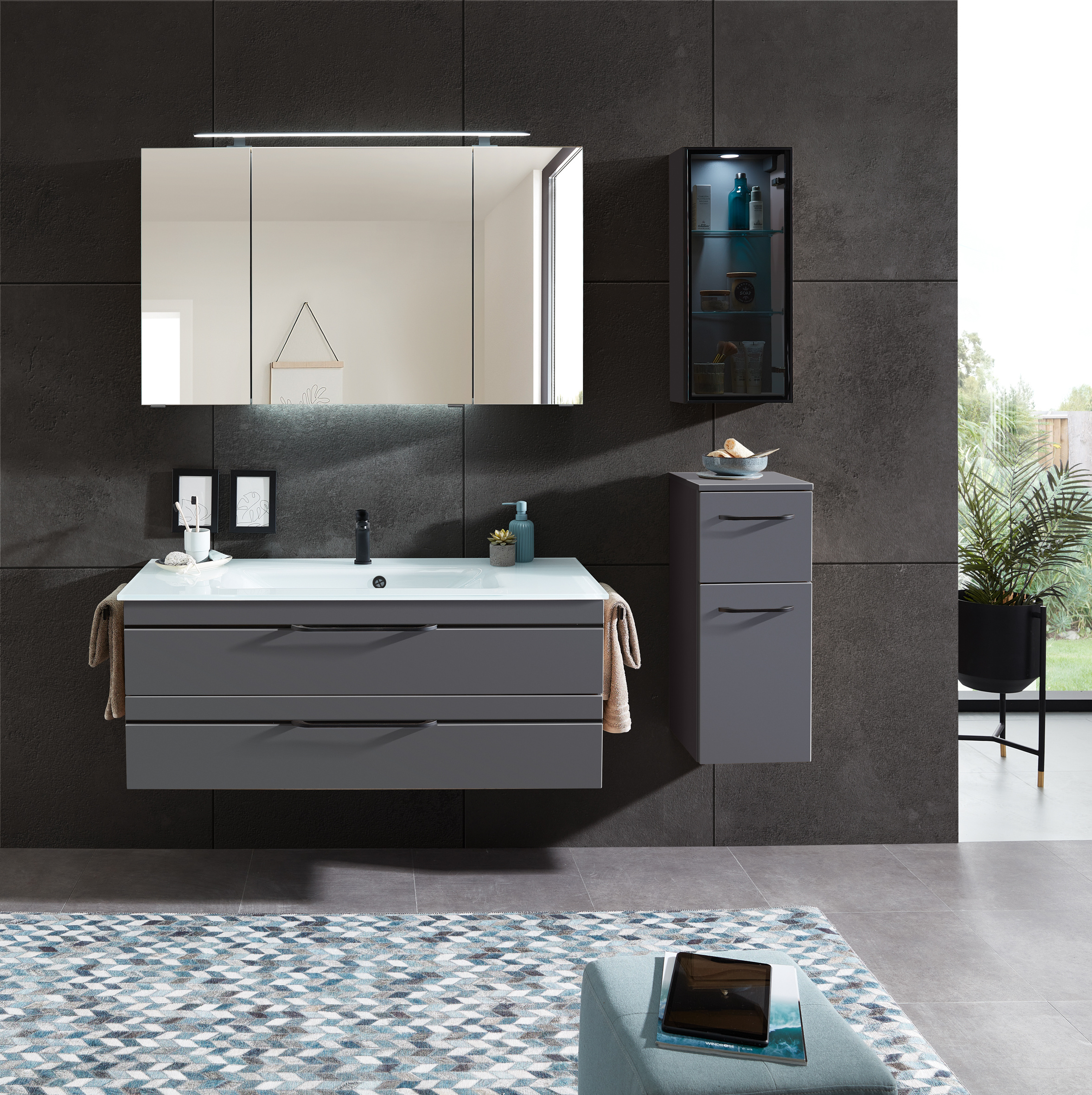 Vitrinenschrank Aquarell BERN