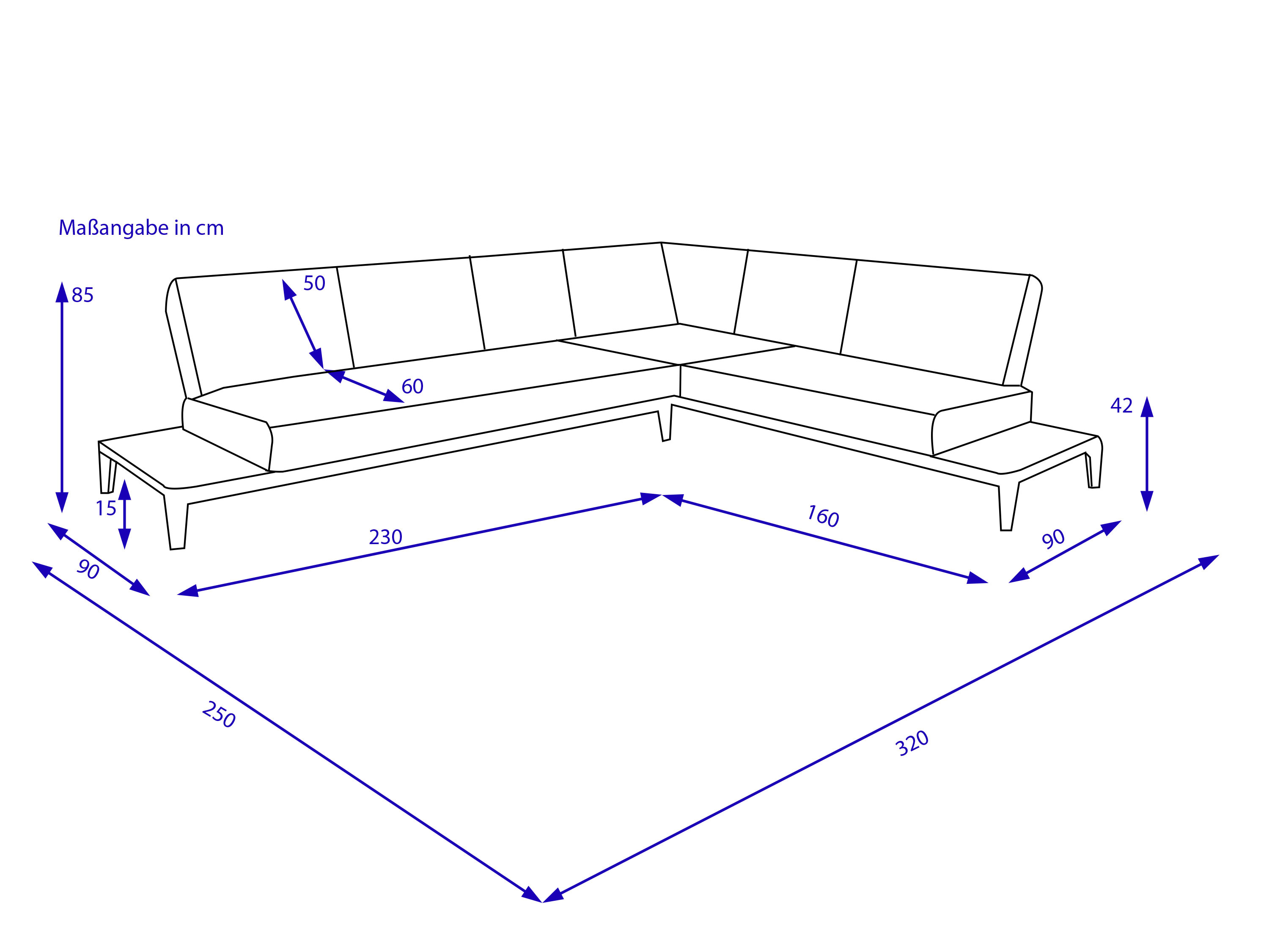 Lounge-Set ELEGANCE 3-tlg.