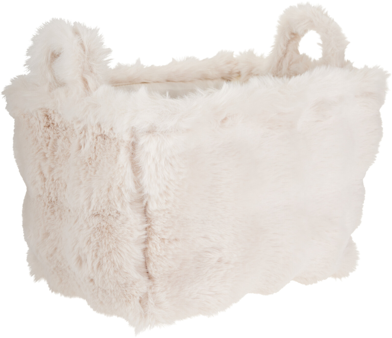 Korb FLUFFY weiß